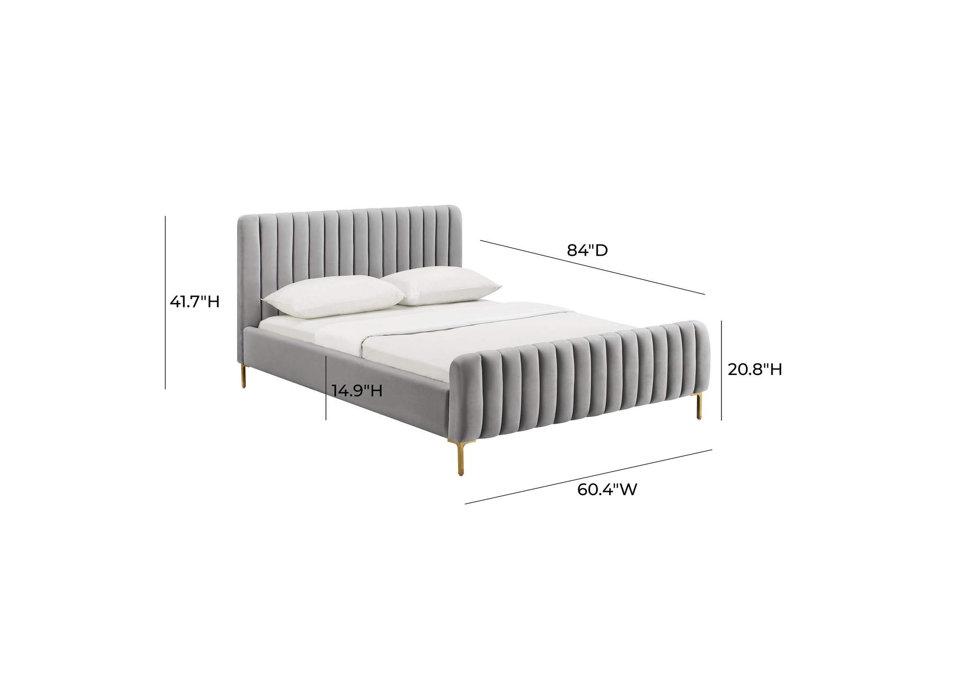 Angela Grey Full Bed image 7