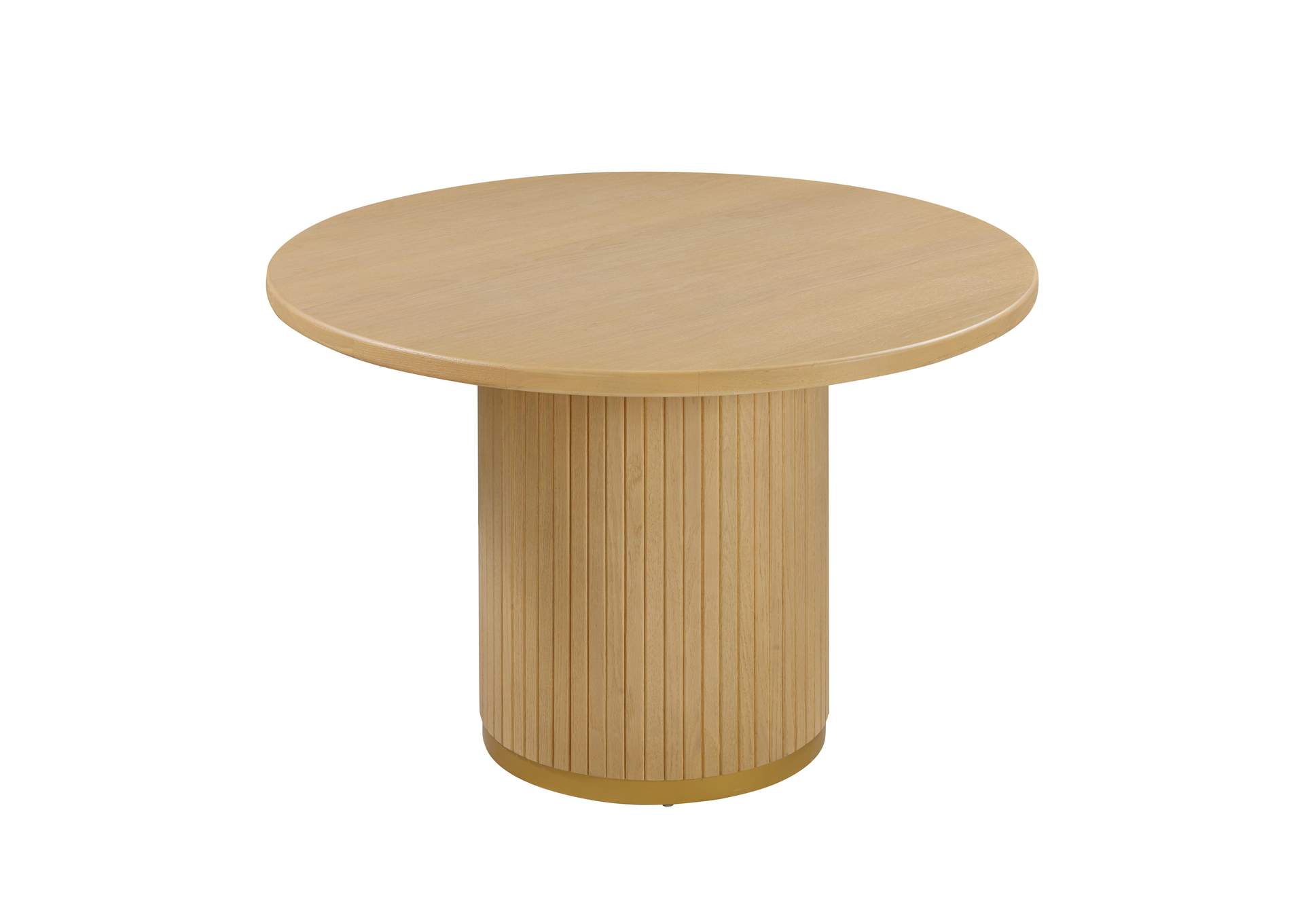 Chelsea Natural Oak Wood Round Dining Table image 4