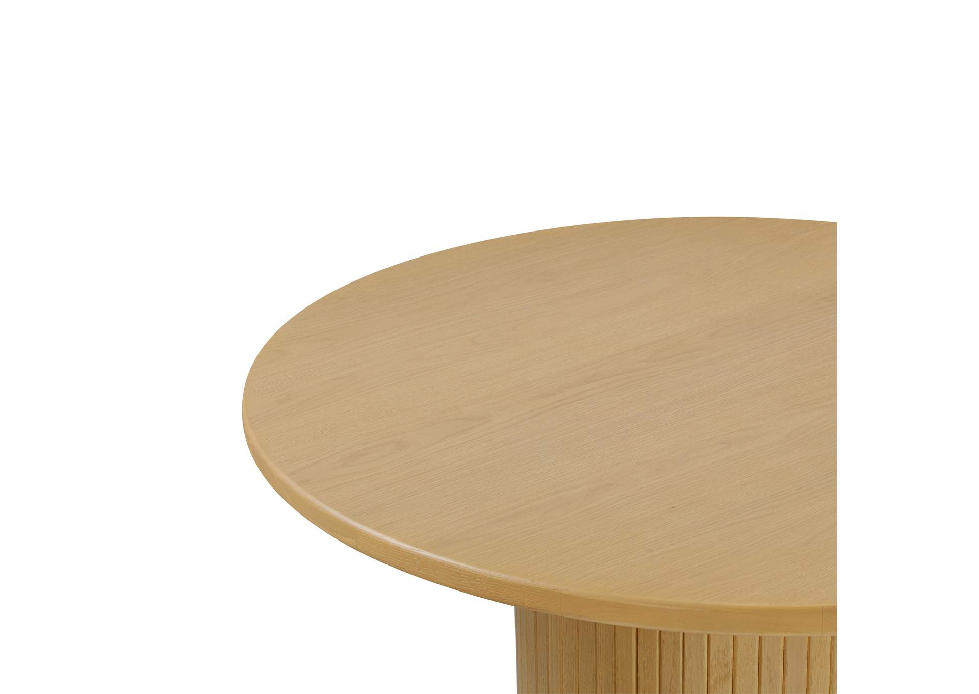 Chelsea Natural Oak Wood Round Dining Table image 5