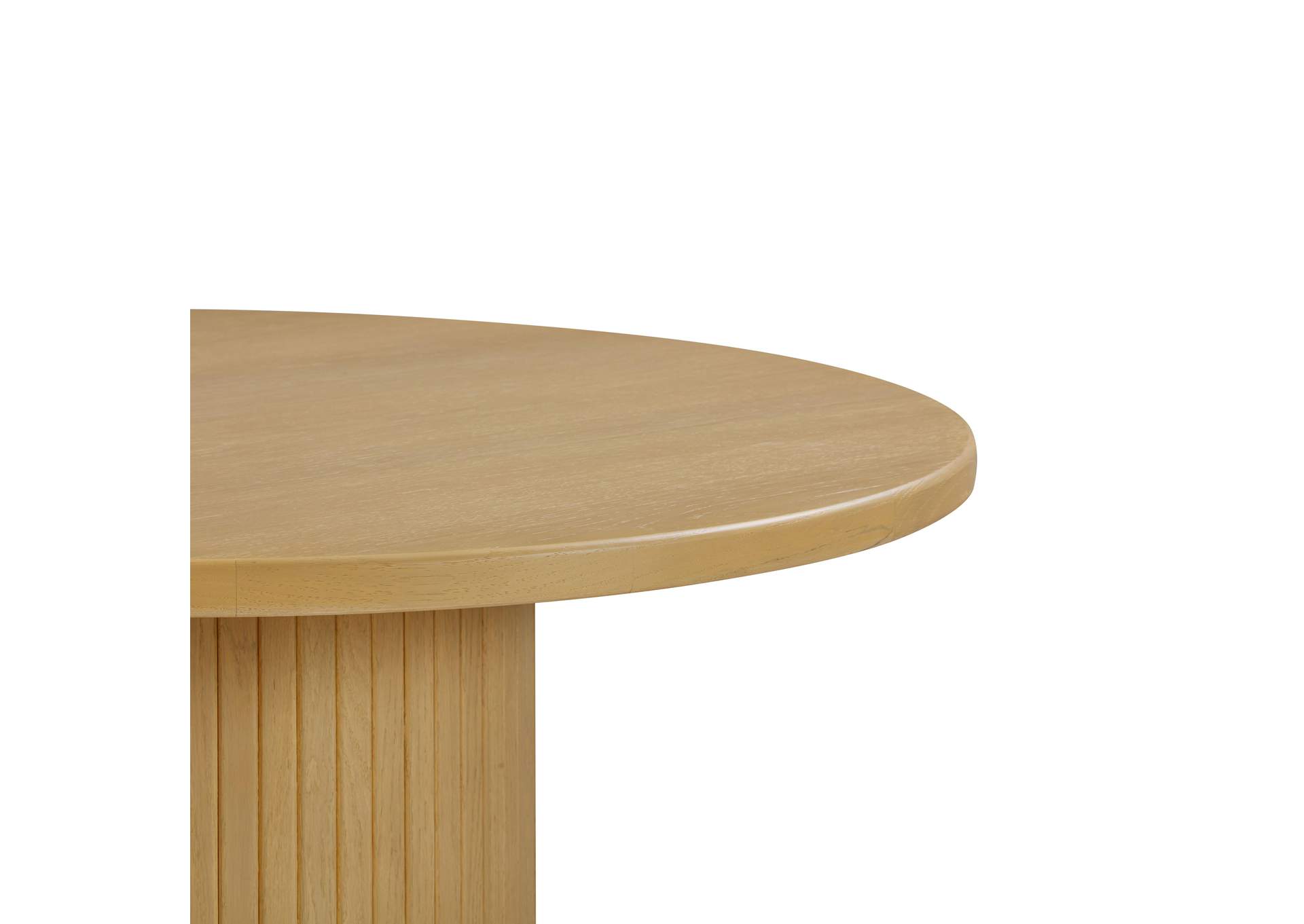 Chelsea Natural Oak Wood Round Dining Table image 6