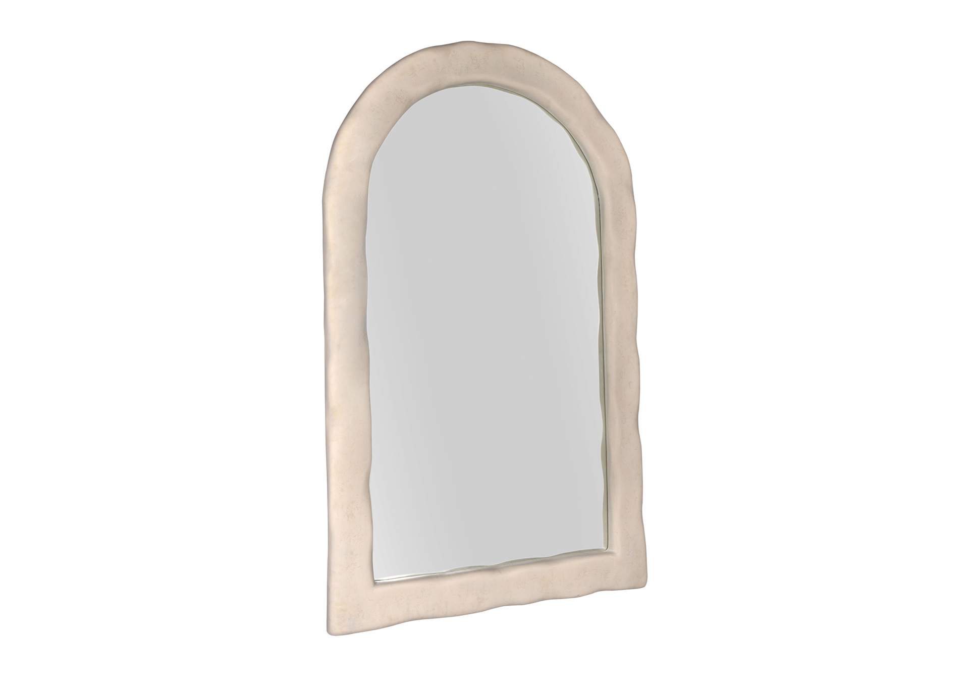 Kaia Cream Textured Floor Mirror image 1