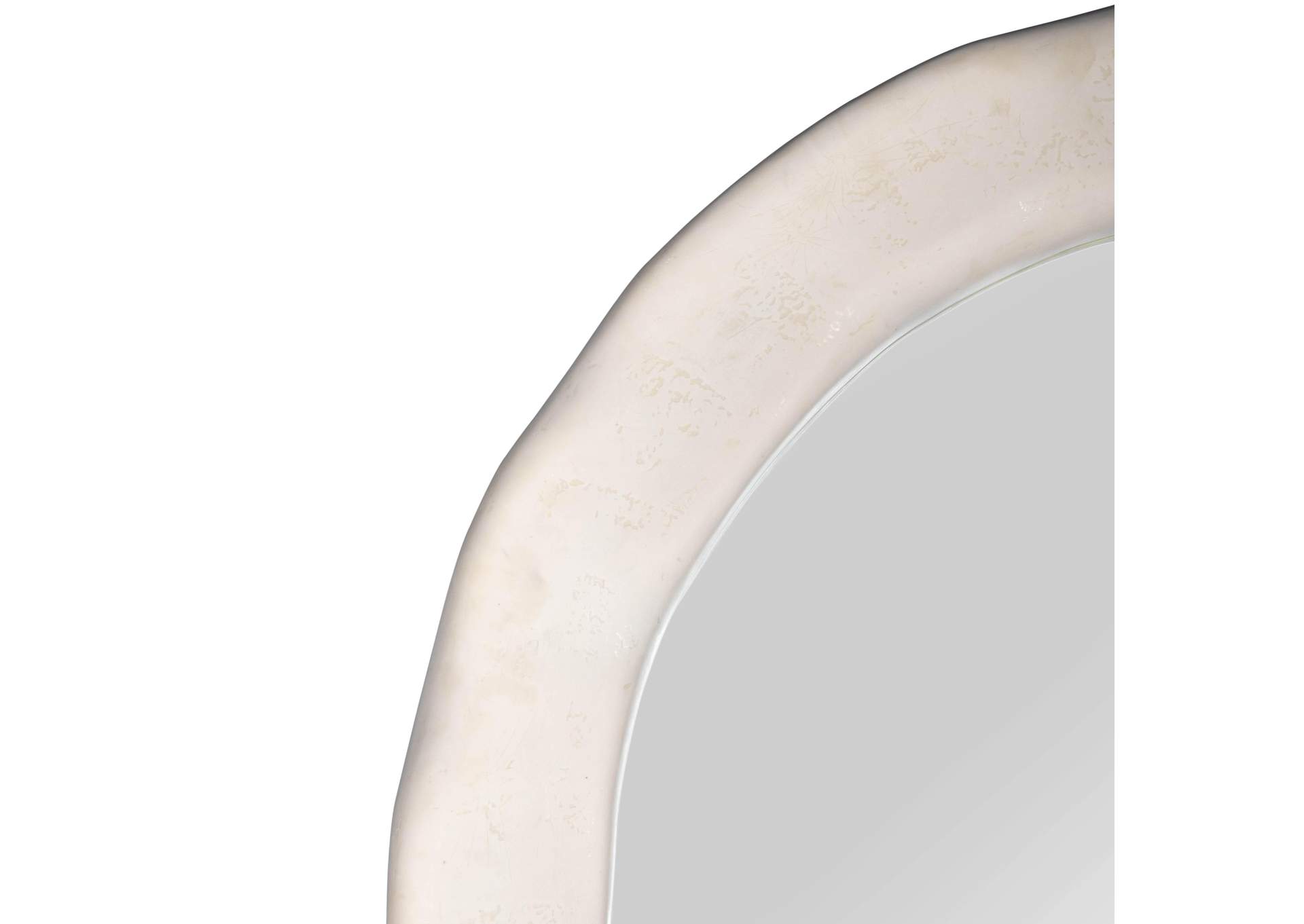 Kaia Cream Textured Floor Mirror image 6