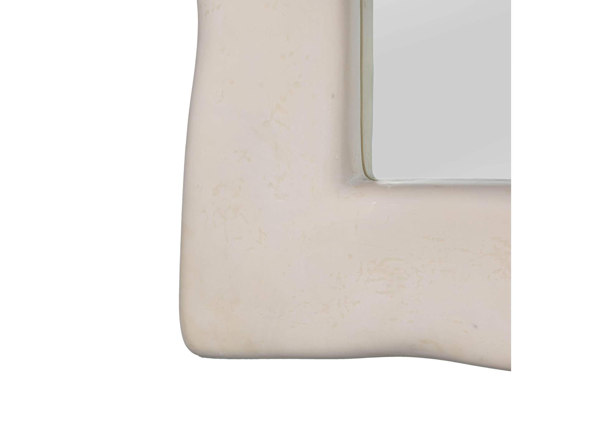 Kaia Cream Textured Floor Mirror image 7