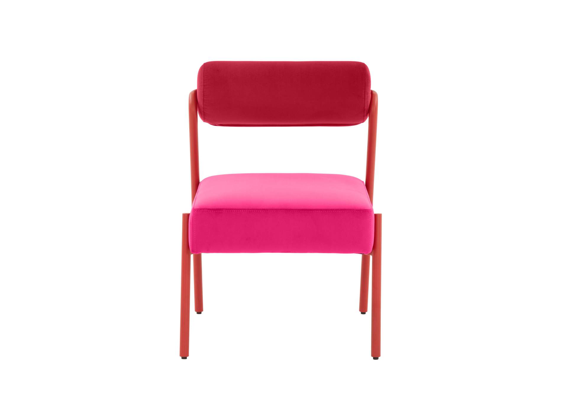 Jolene Hot Pink Velvet Dining Chair - Set of 2 image 5
