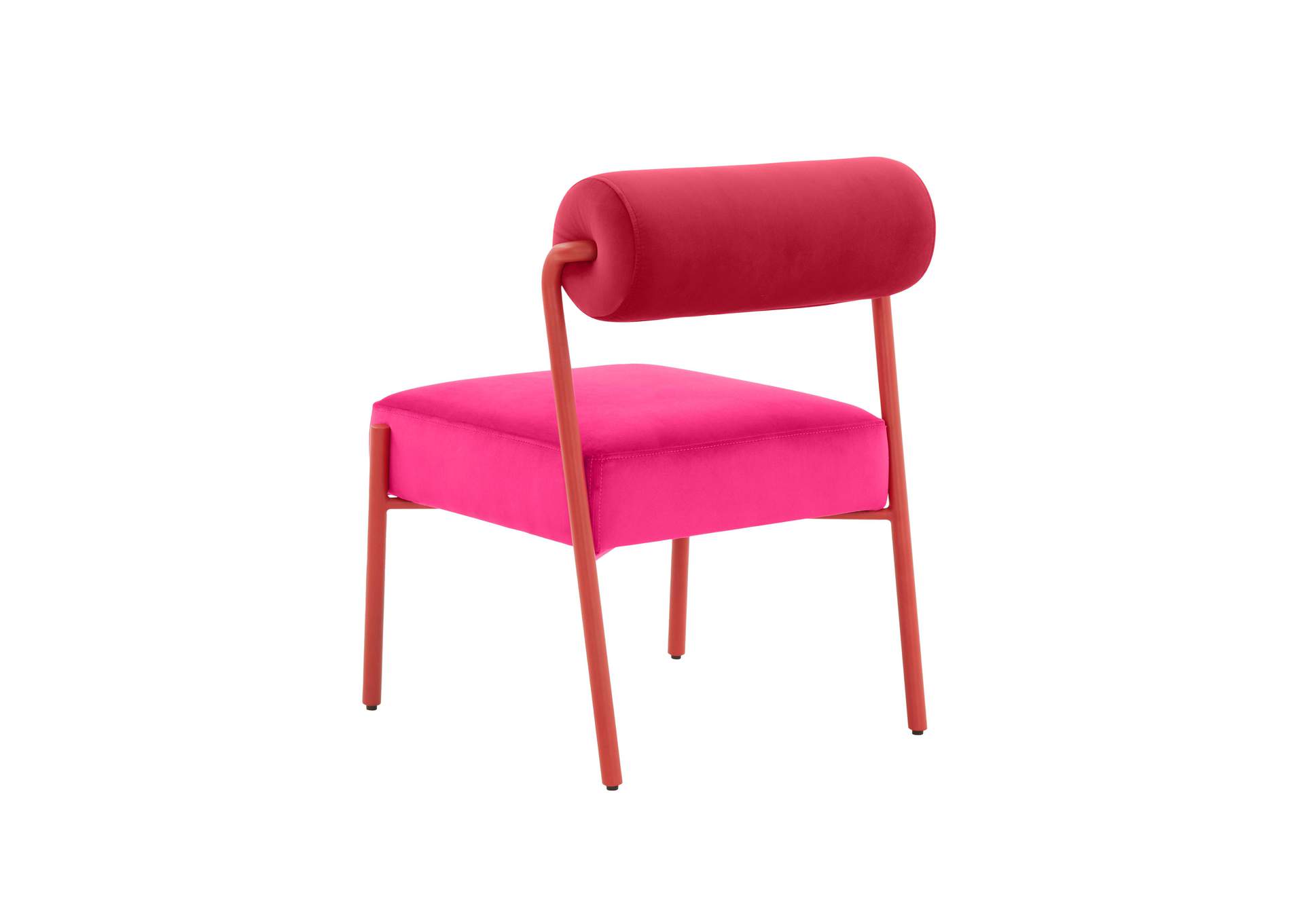 Jolene Hot Pink Velvet Dining Chair - Set of 2 image 6