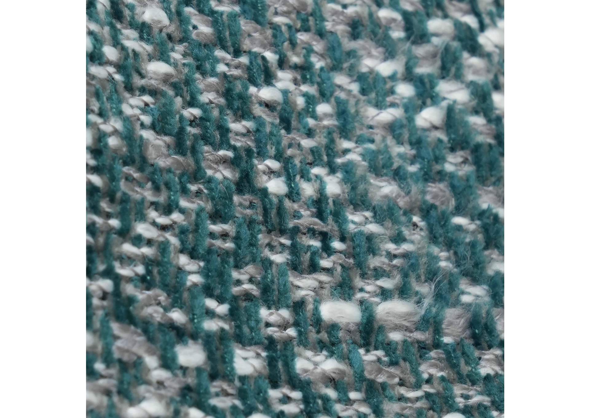 Claire Teal Knubby Stool image 9
