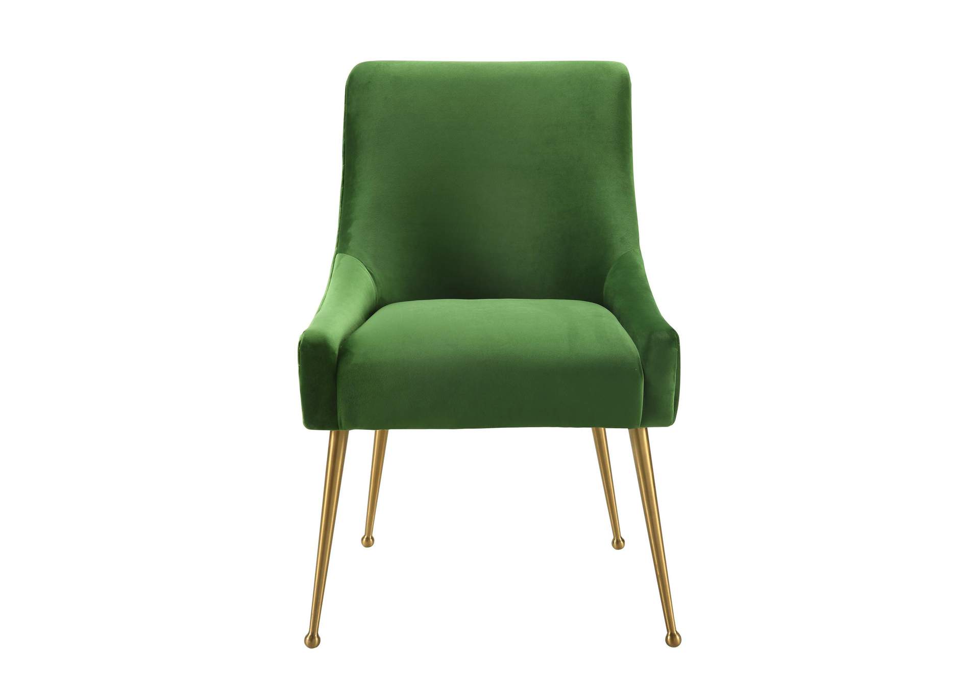 Beatrix Green Velvet Side Chair image 4