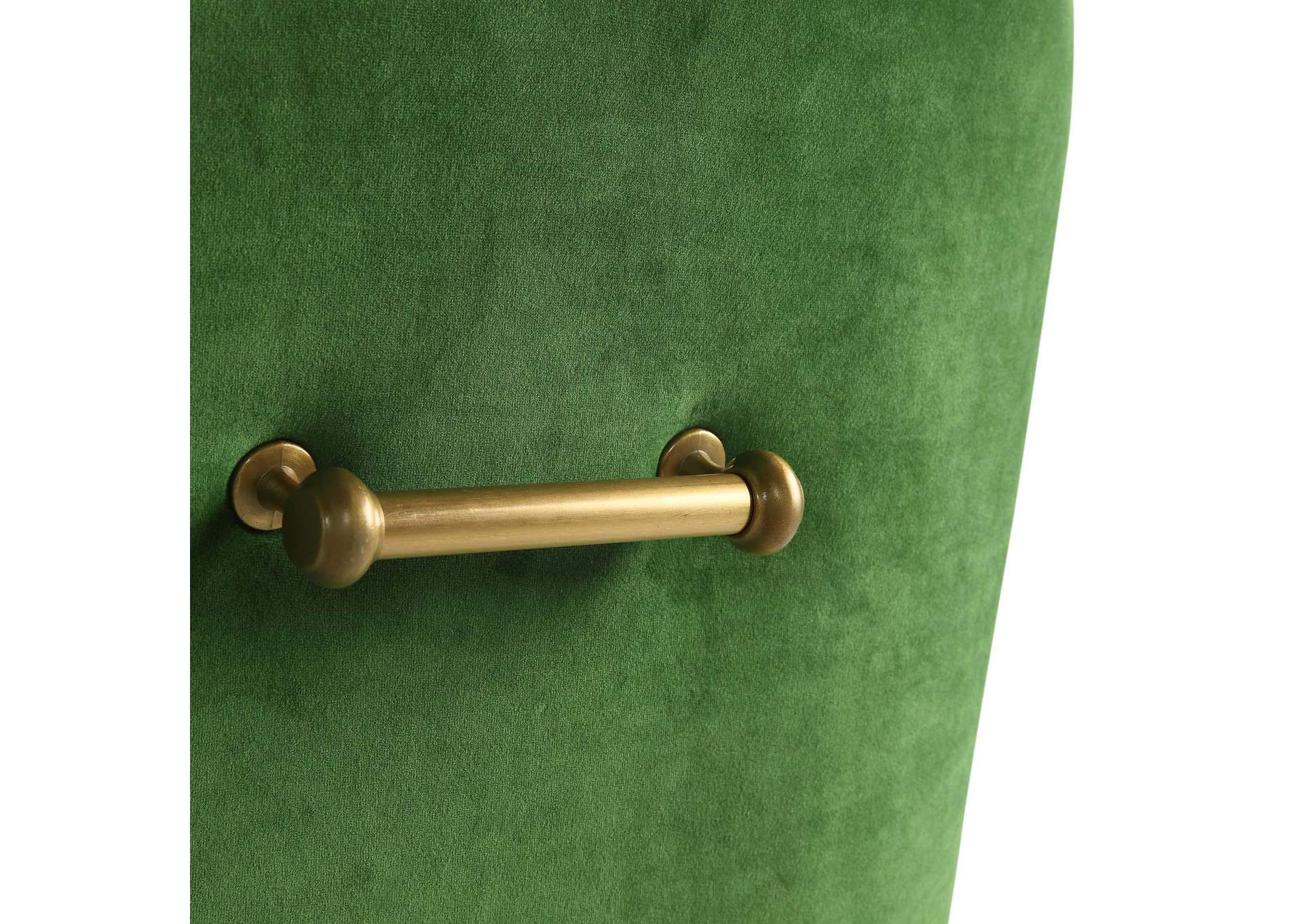 Beatrix Green Velvet Side Chair image 6