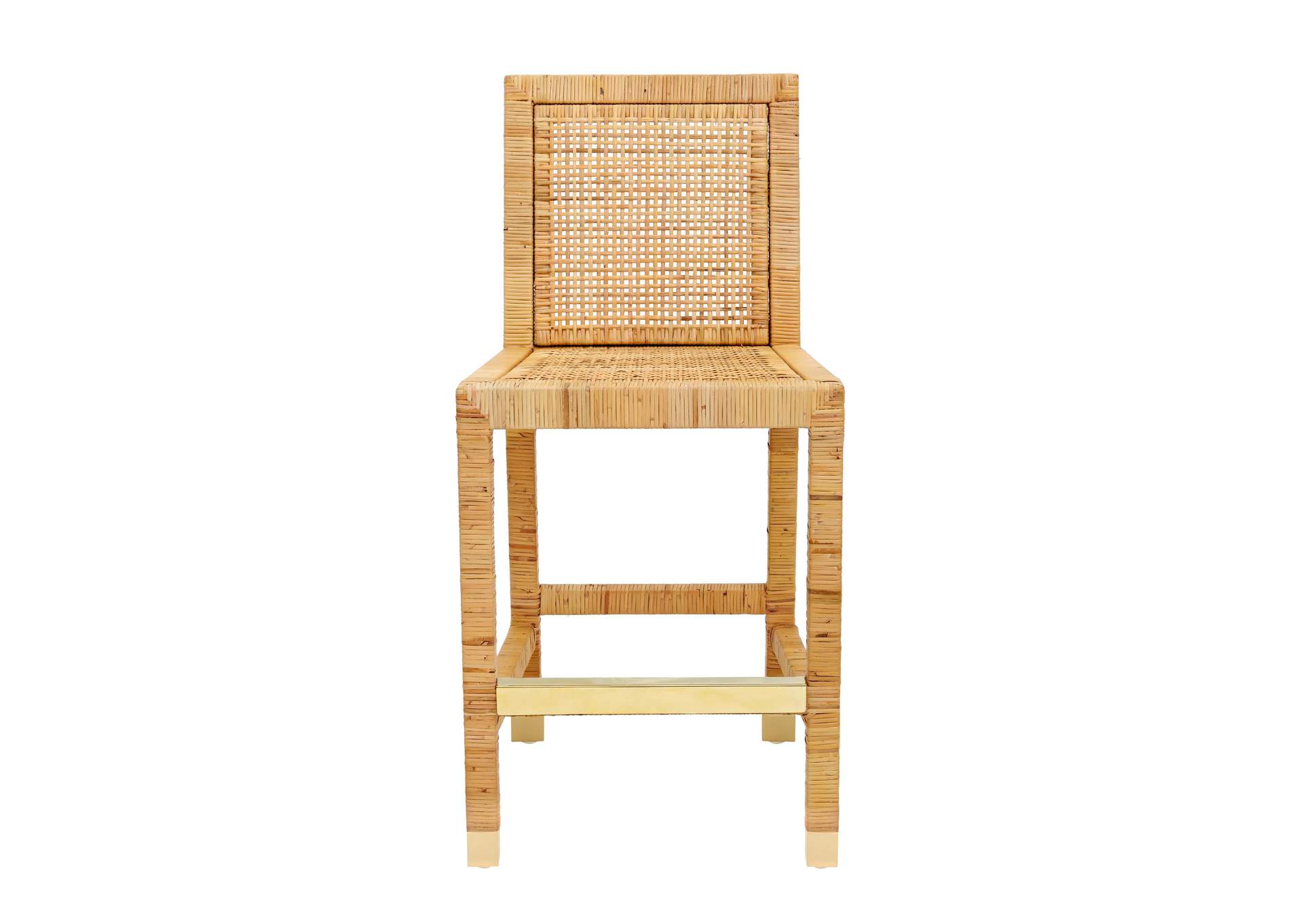 Amara Rattan Performance Fabric Counter Stool image 6