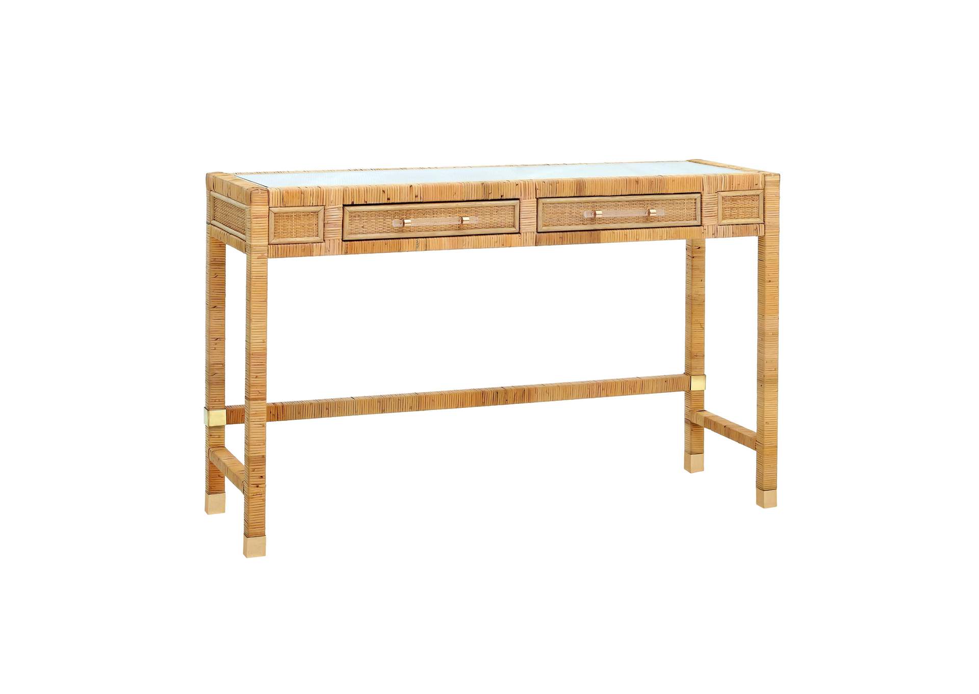 Amara Natural Rattan Desk image 5