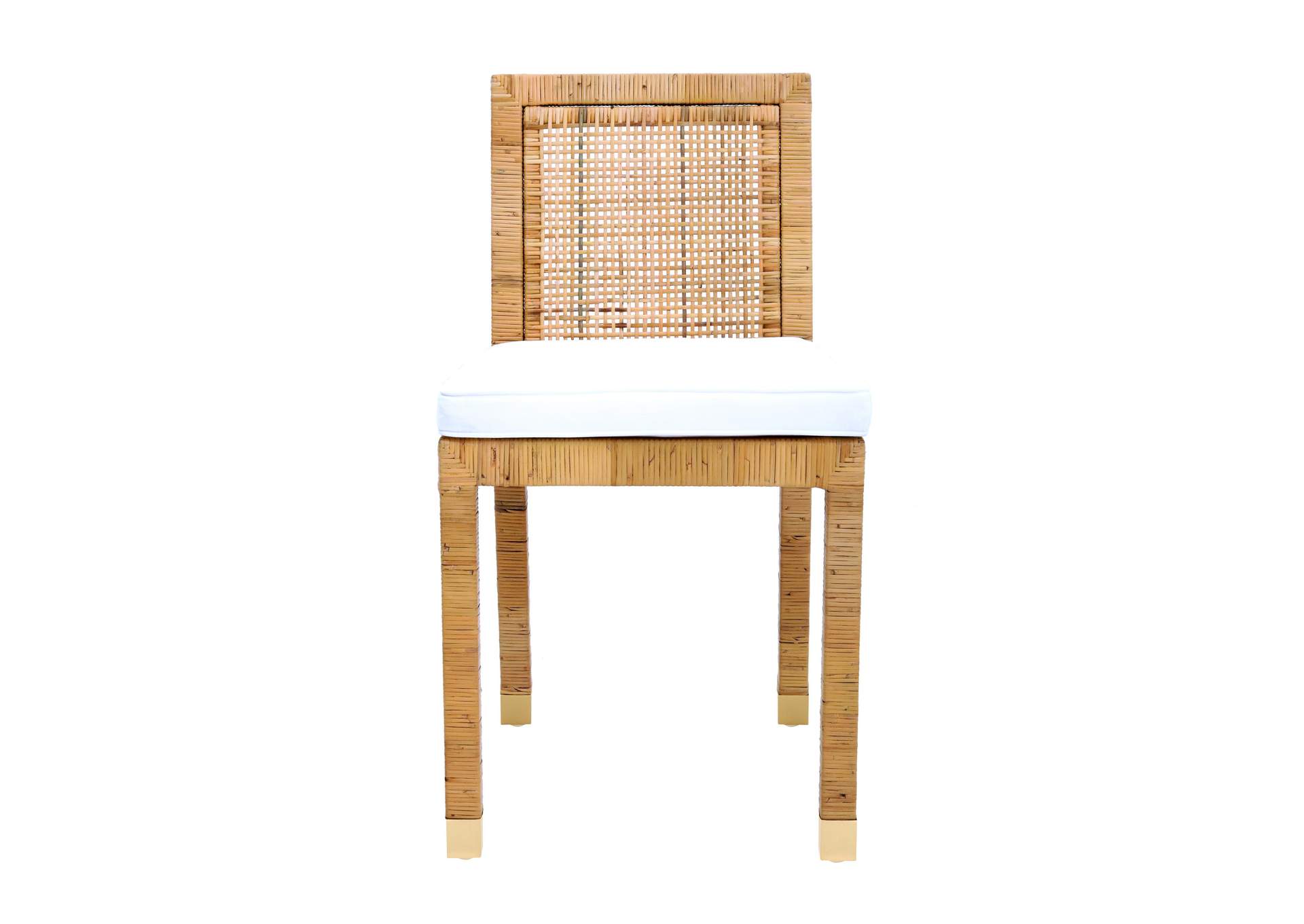 Amara Rattan Performance Fabric Dining Chair image 5