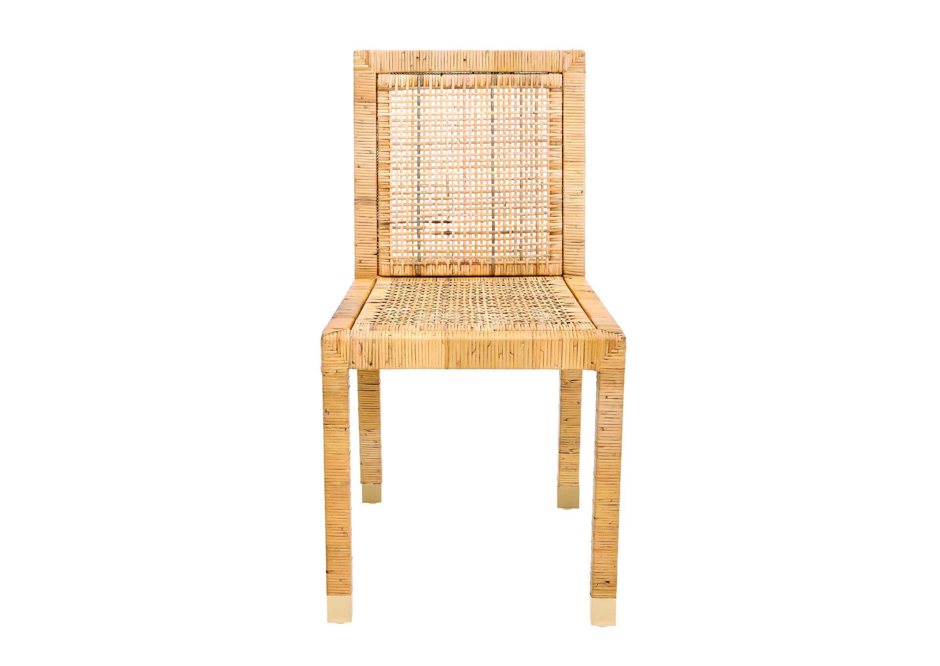 Amara Rattan Performance Fabric Dining Chair image 6