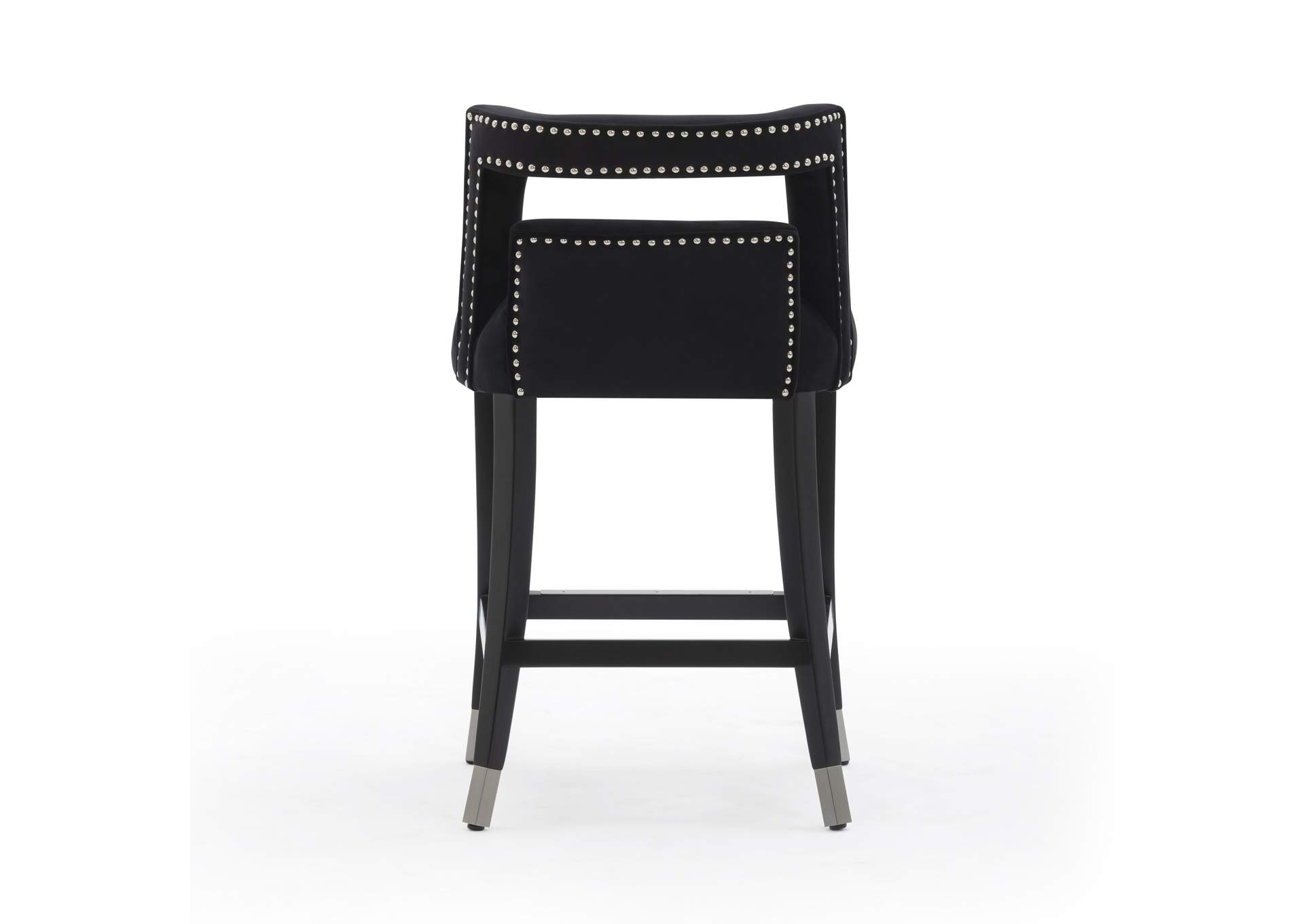 Hart Black Velvet Counter Stool image 6