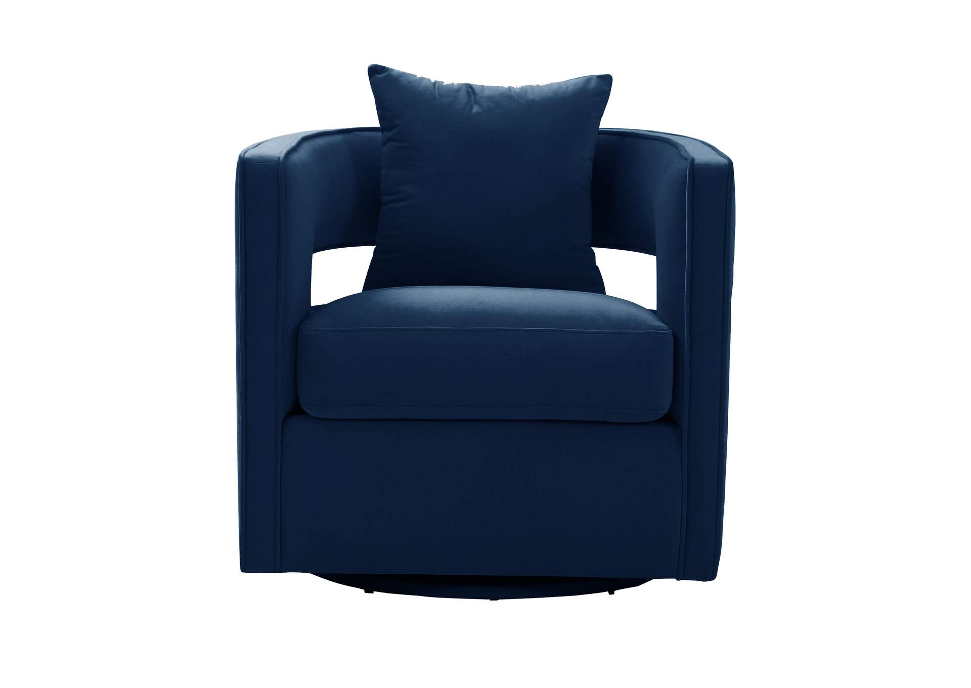 Kennedy Navy Velvet Swivel Chair image 4