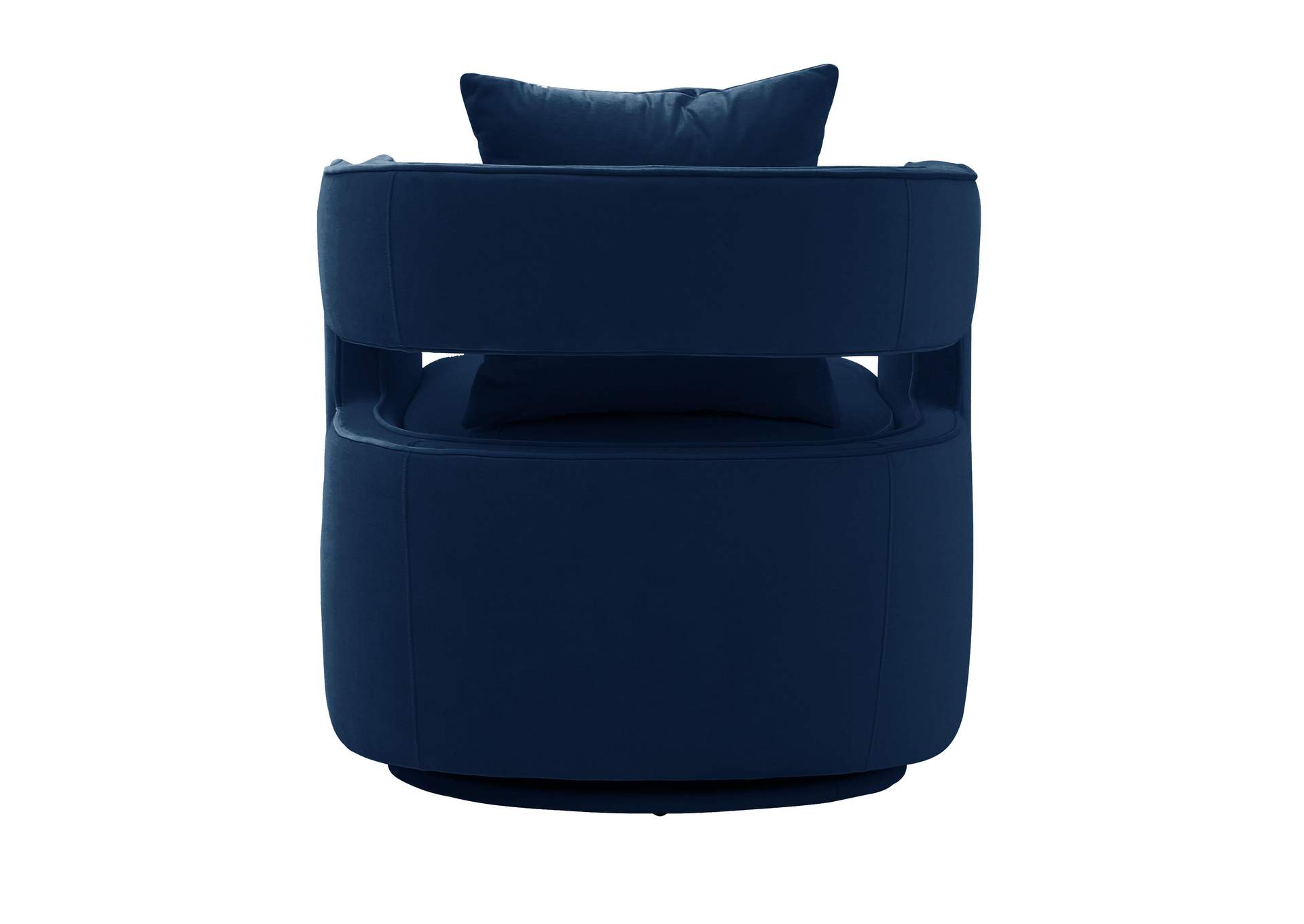 Kennedy Navy Velvet Swivel Chair image 5