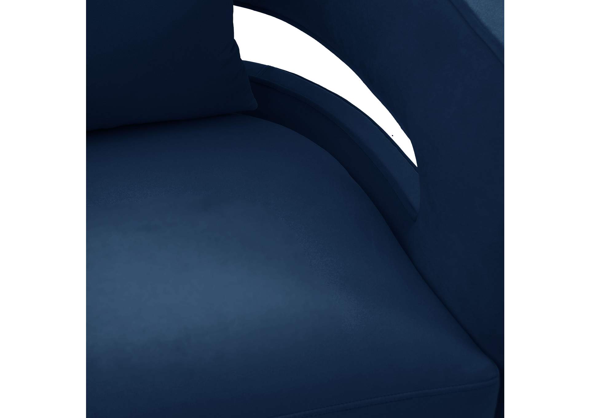 Kennedy Navy Velvet Swivel Chair image 6