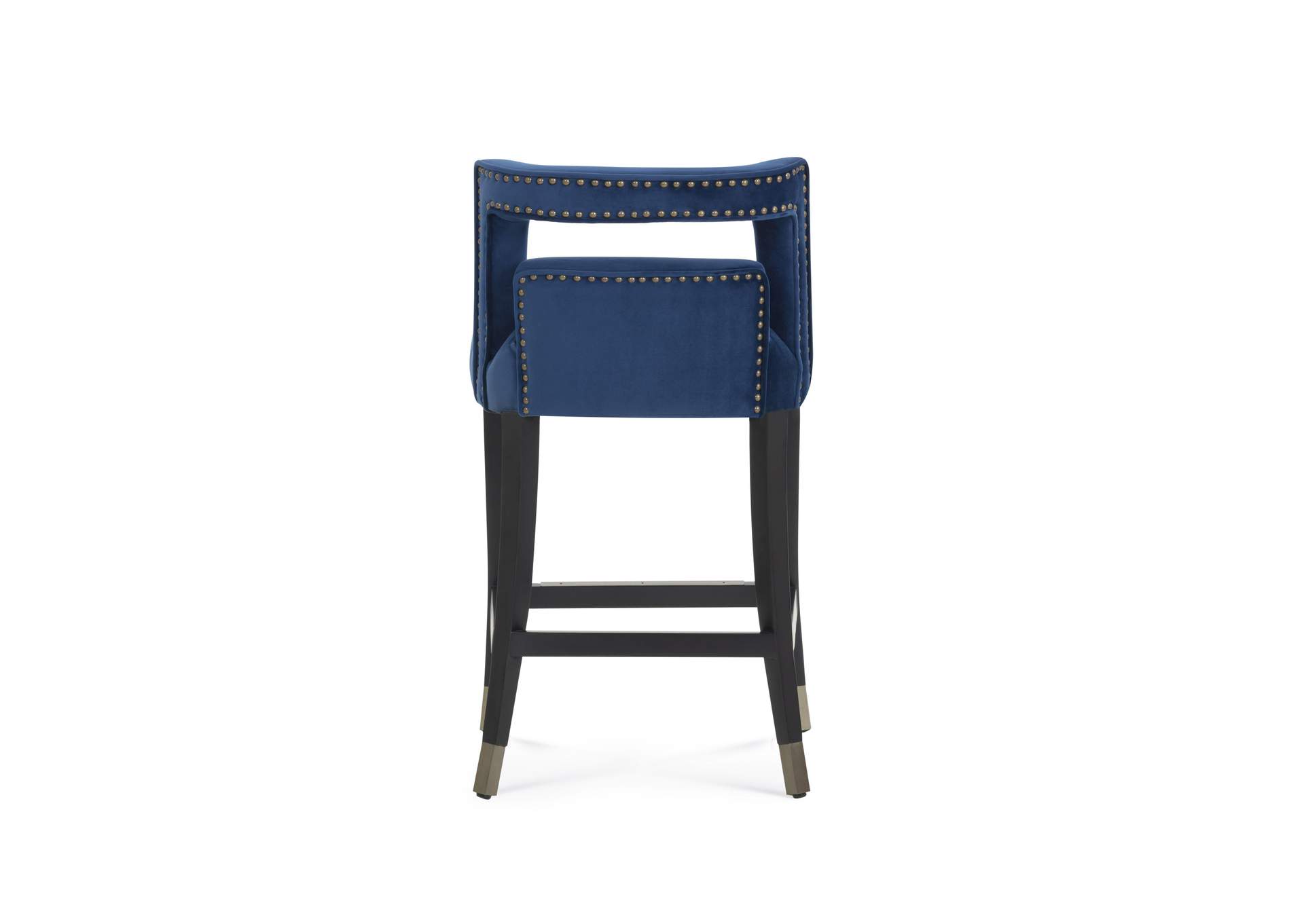 Hart Navy Velvet Counter Stool image 4