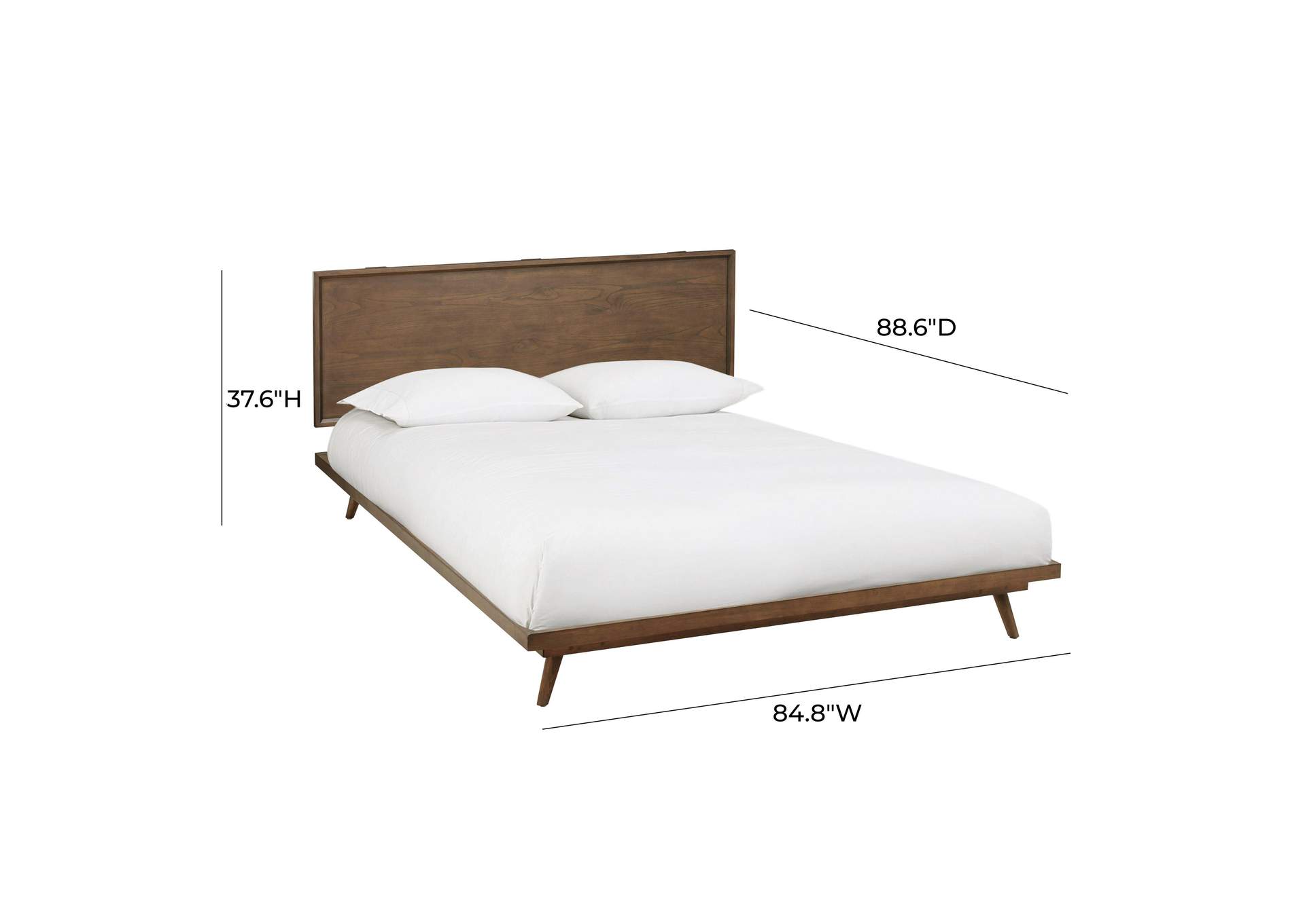 Emery Walnut King Bed image 8
