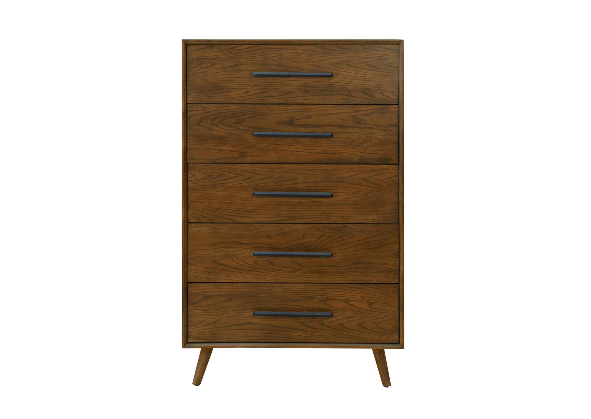 Emery Walnut 5 Drawer Chest image 5