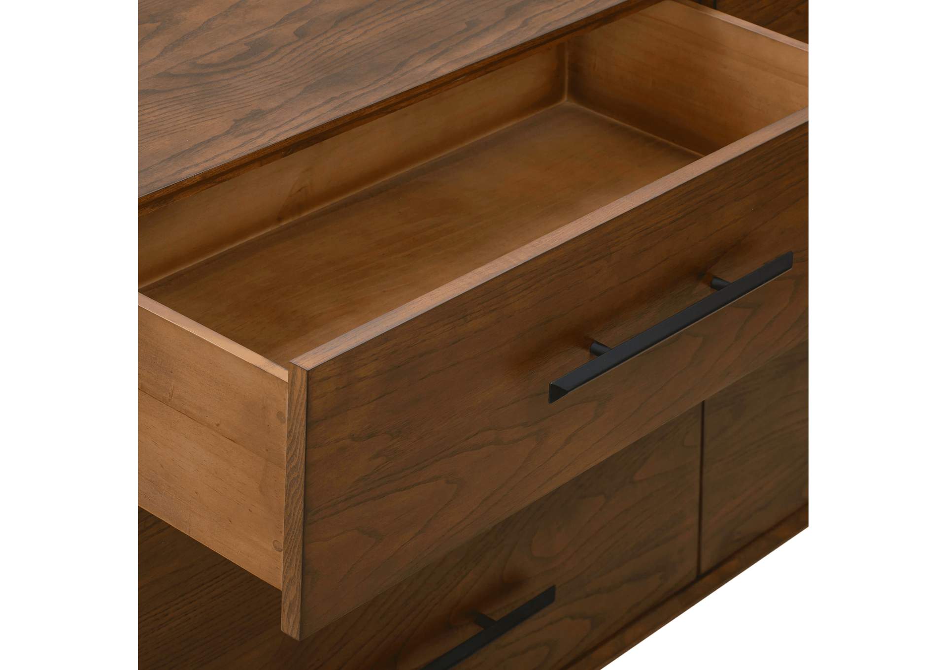 Emery Walnut 6 Drawer Dresser image 9