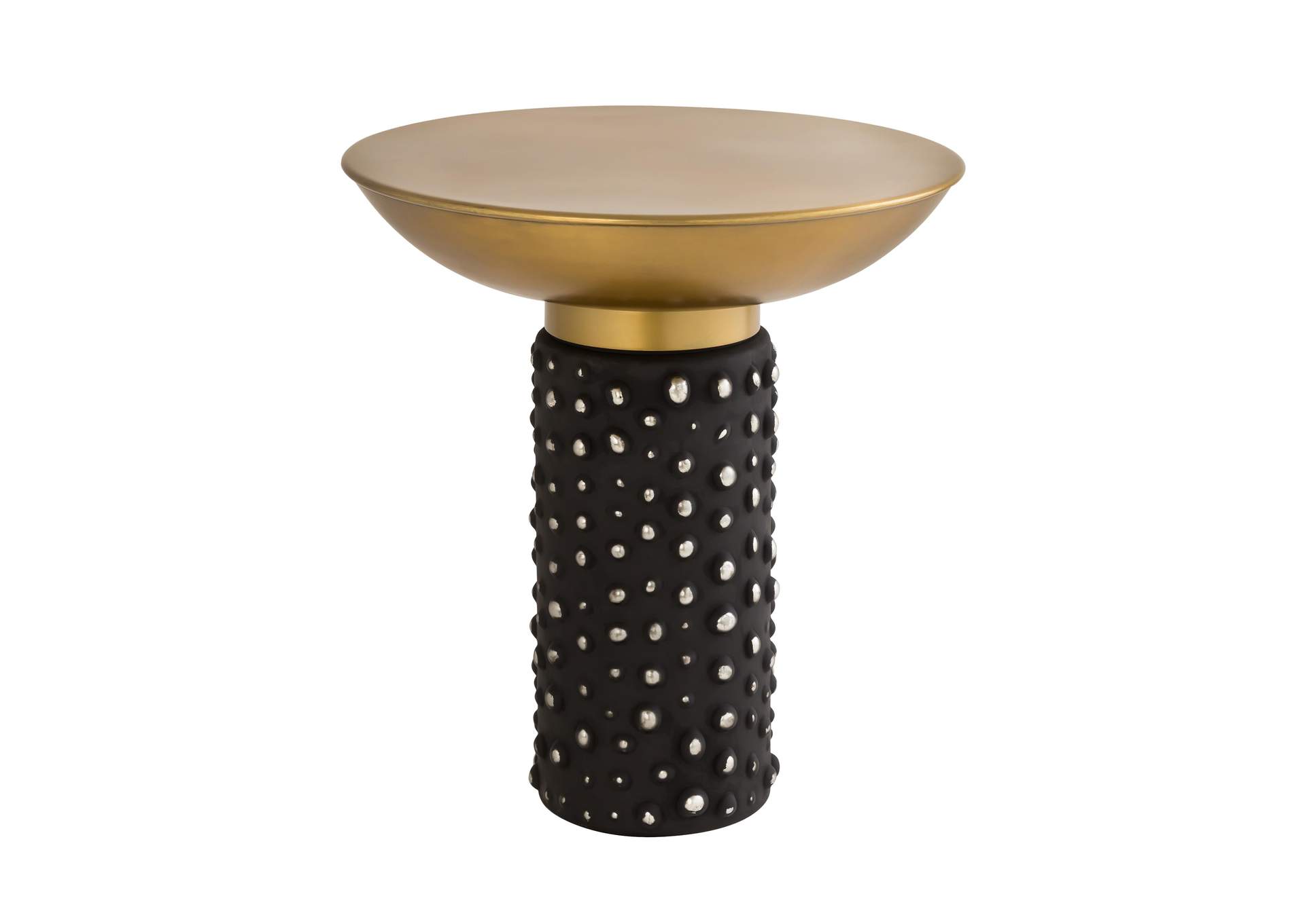 Blaze Glass - Brass Side Table image 1
