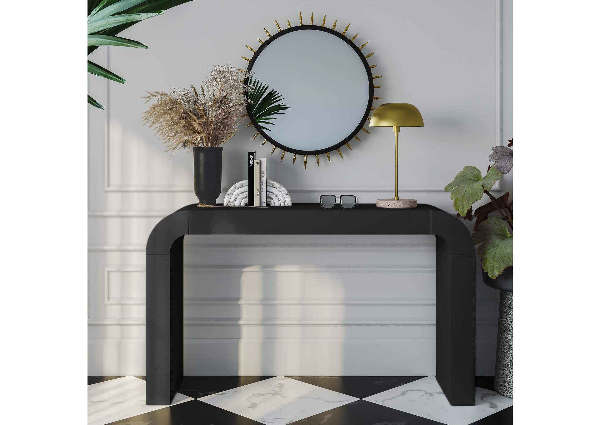 Hump Black Console Table image 3