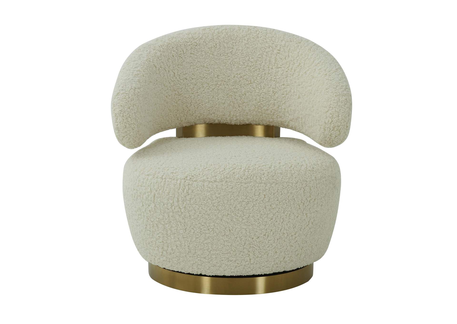 Austin Faux Shearling Chair image 1