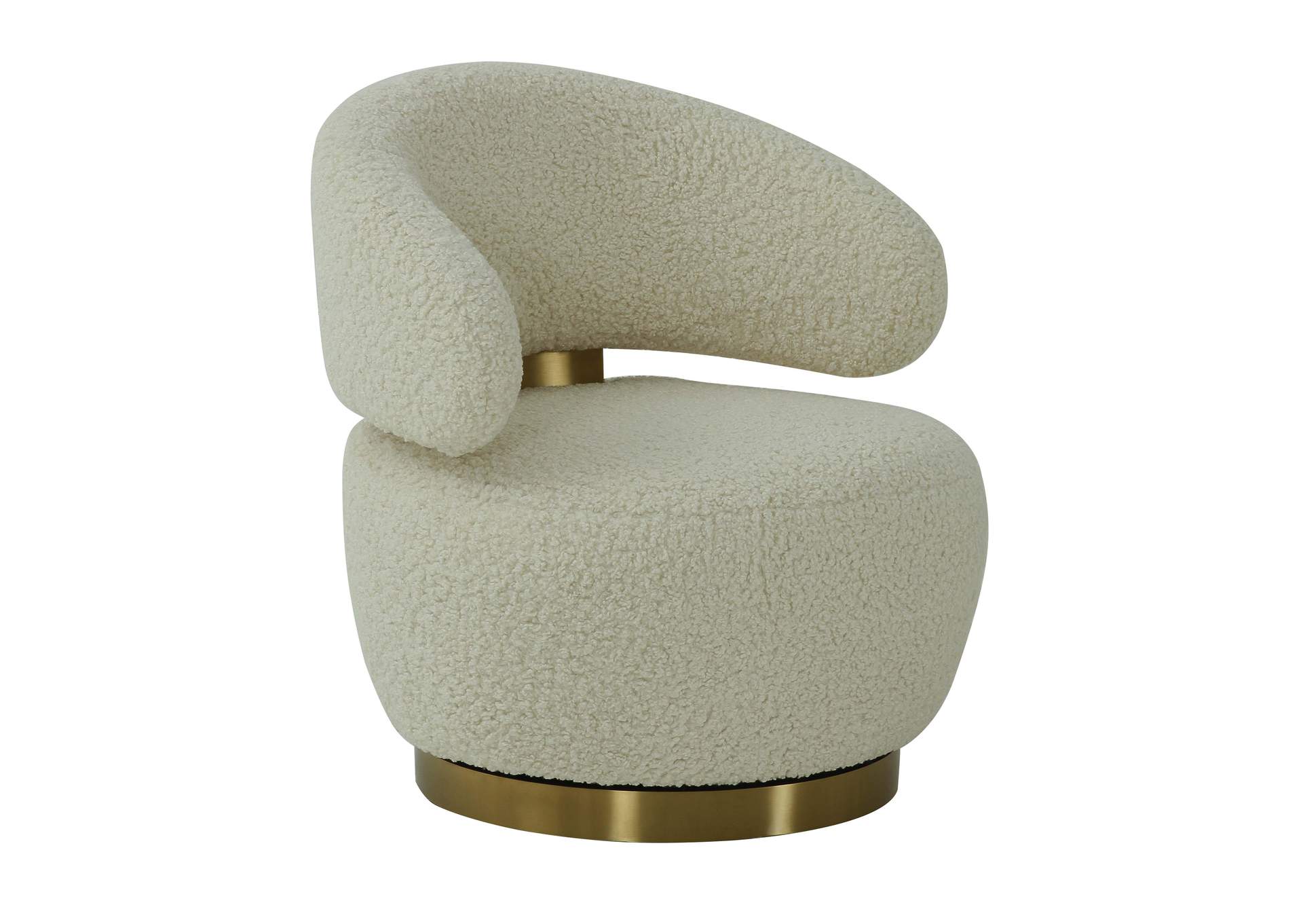Austin Faux Shearling Chair image 4