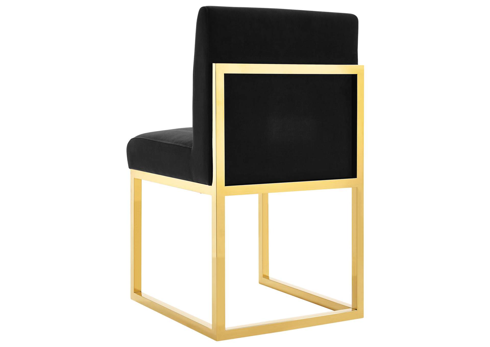 Haute Black Velvet Chair image 5