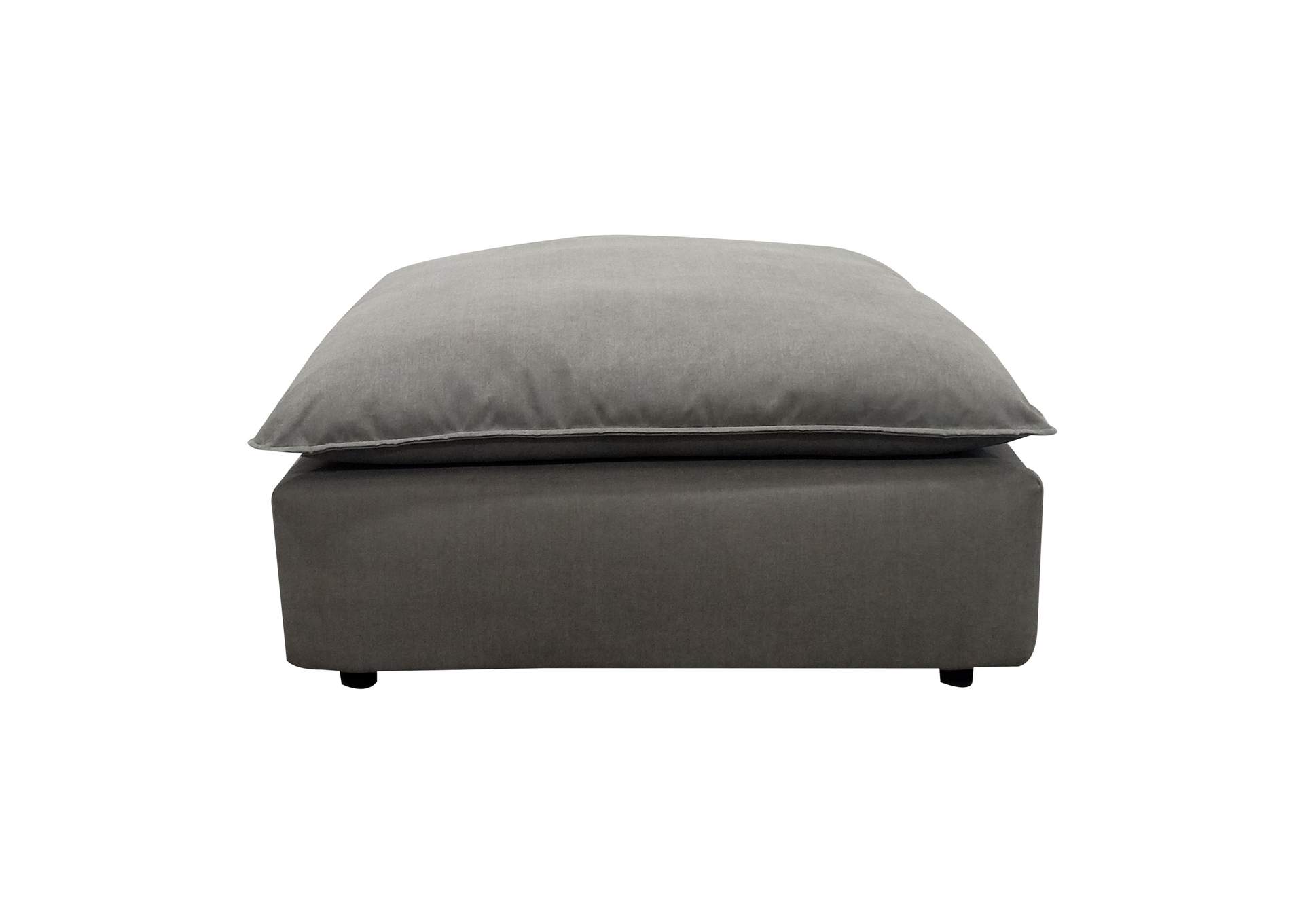 Cali Slate Performance Fabric Ottoman image 4