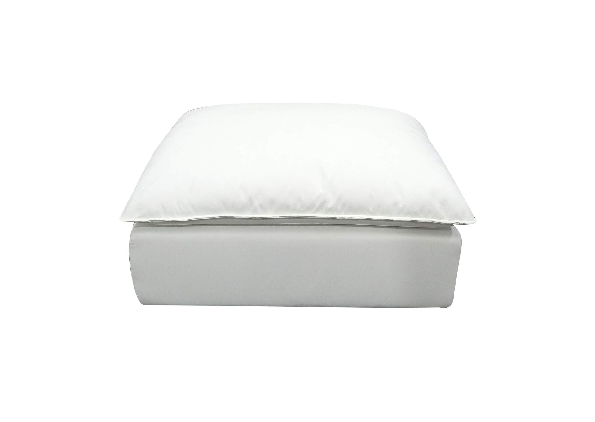 Cali Pearl Performance Fabric Ottoman image 4