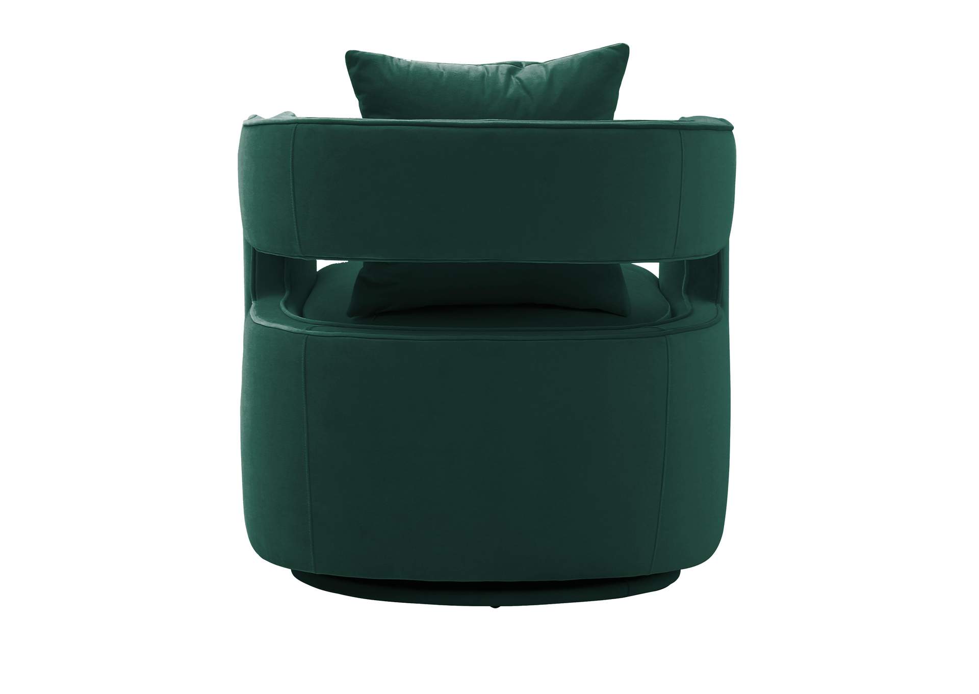 Kennedy Forest Green Velvet Swivel Chair image 3