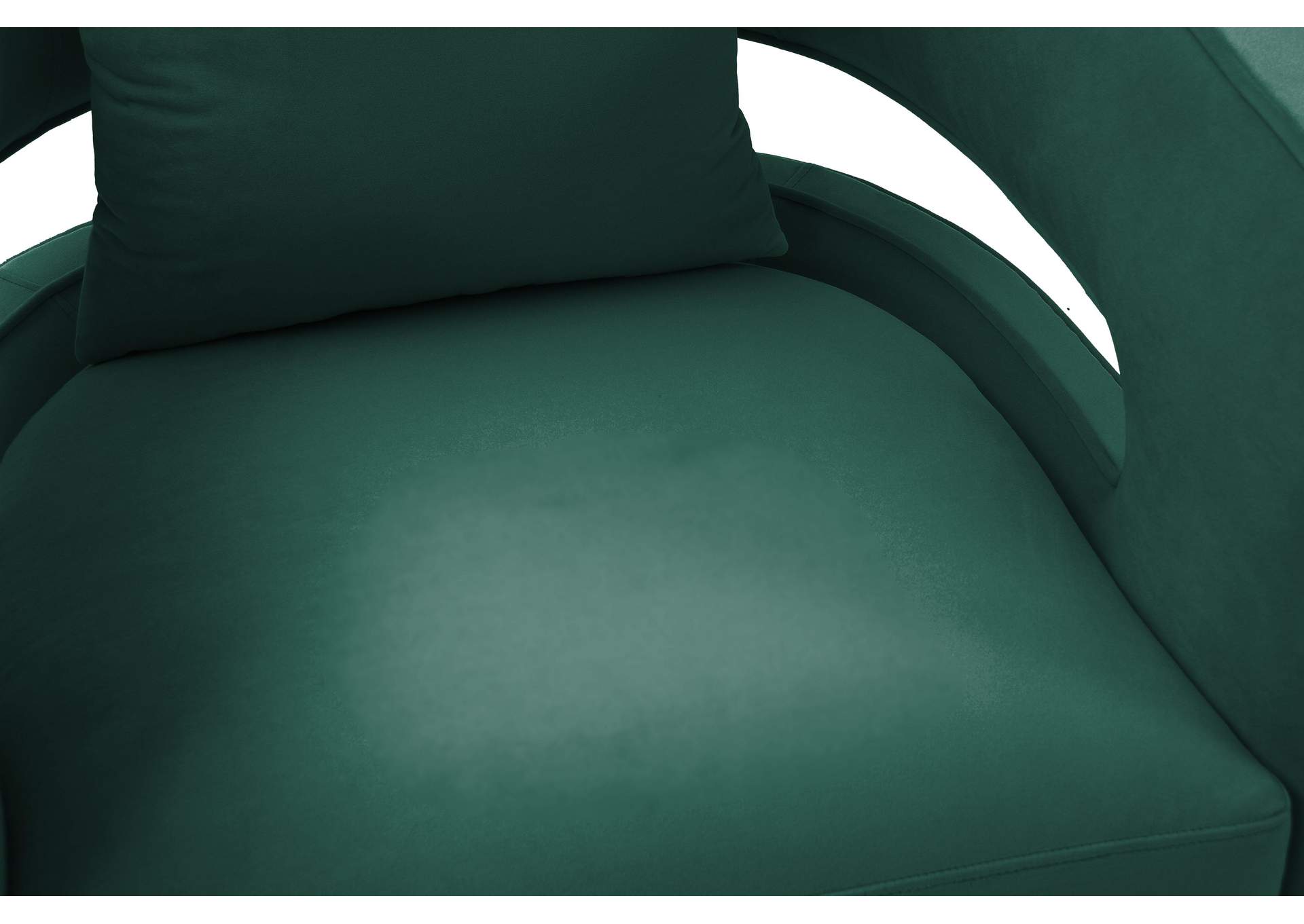 Kennedy Forest Green Velvet Swivel Chair image 4