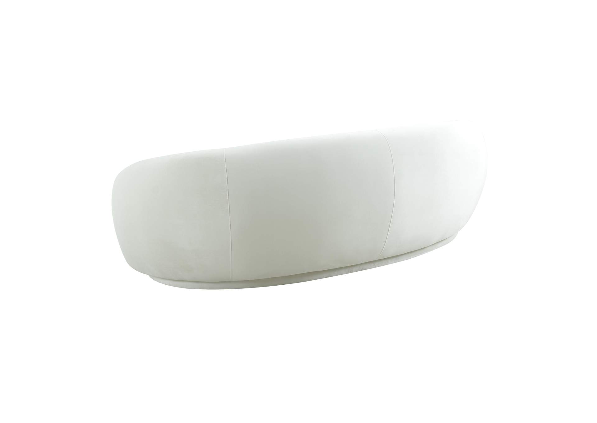 Kendall Cream Velvet Sofa image 3