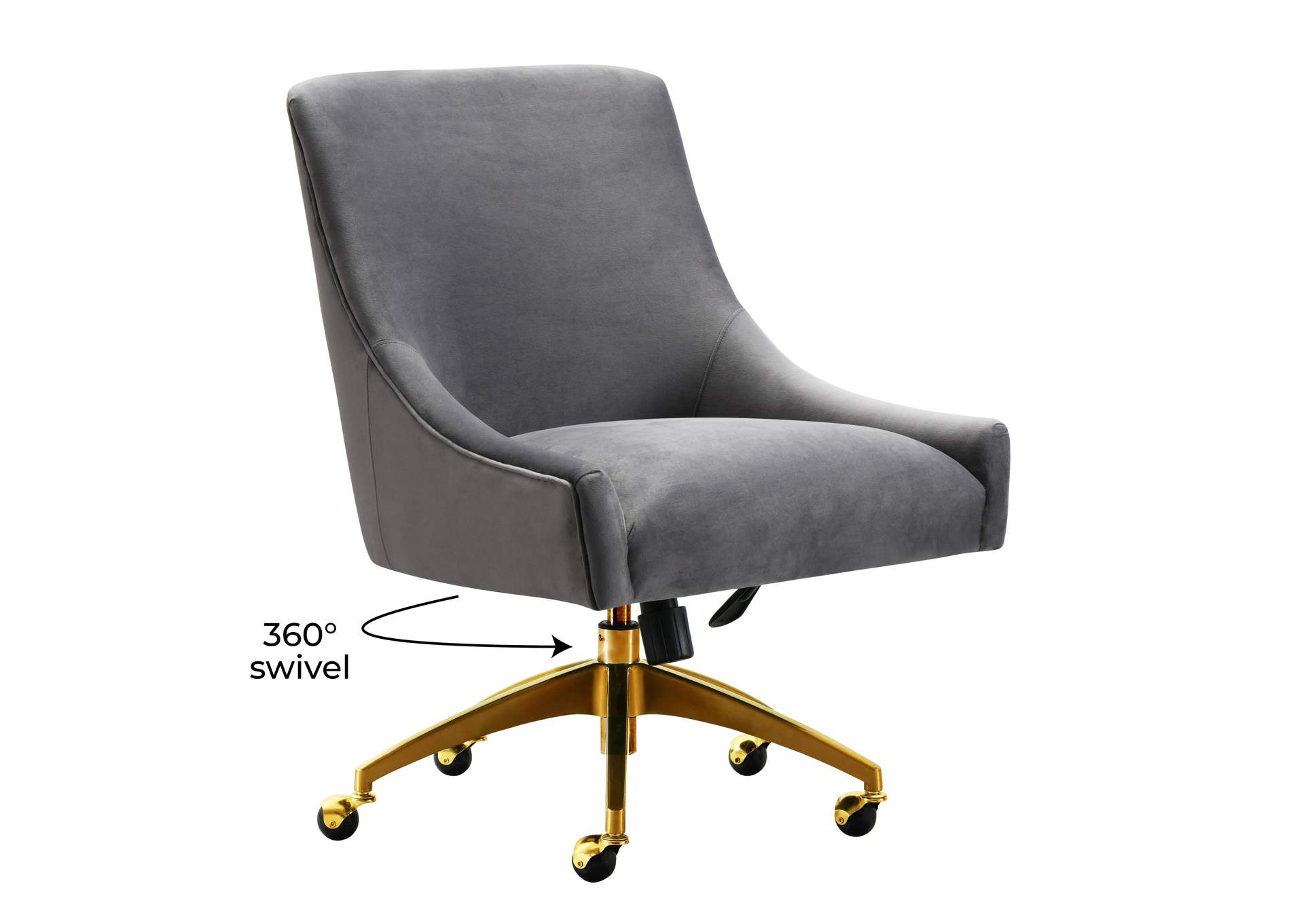 Beatrix Grey Office Swivel Chair image 6