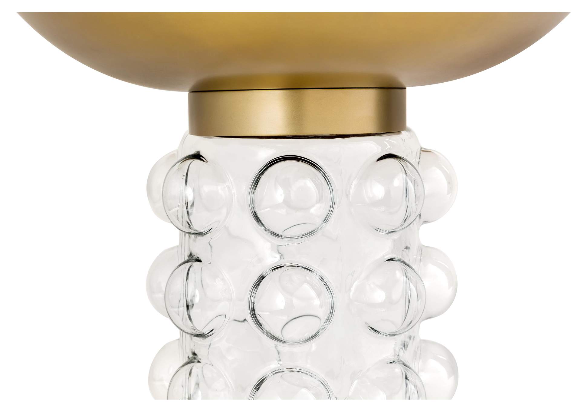 Bubble Glass - Brass Side Table image 7