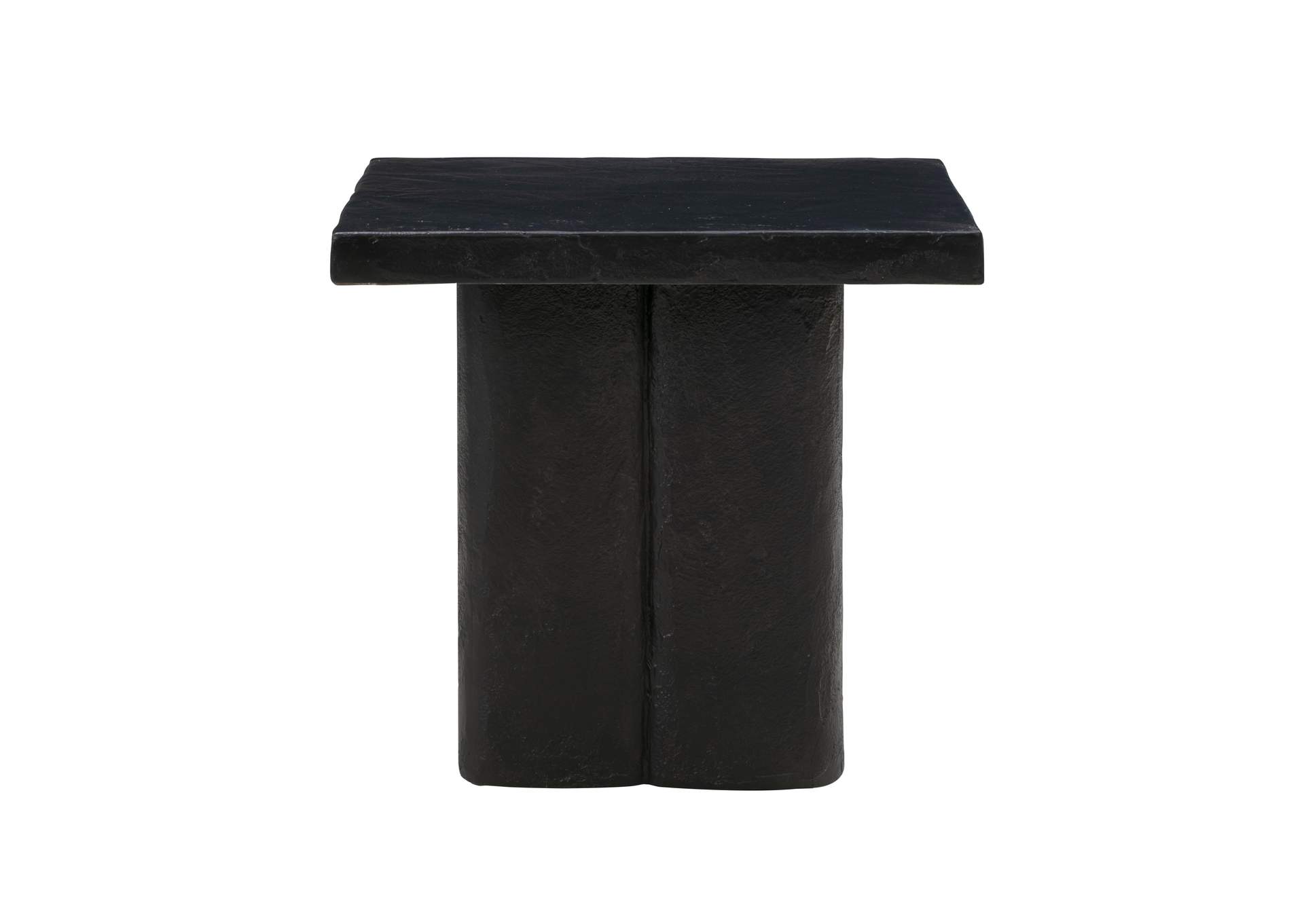 Kayla Black Concrete Side Table image 4