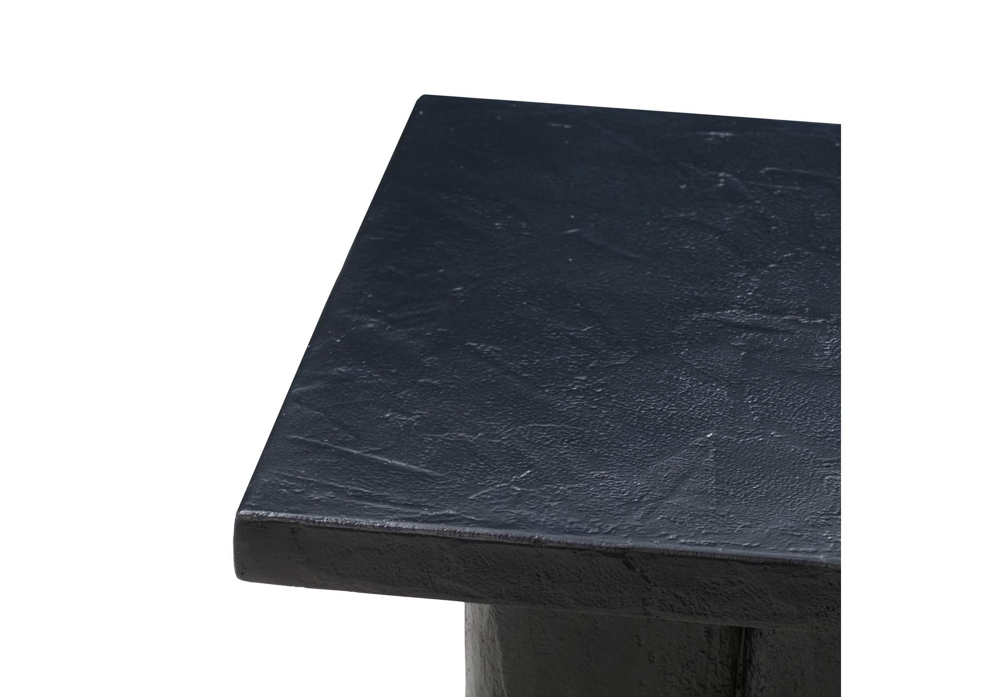 Kayla Black Concrete Side Table image 6