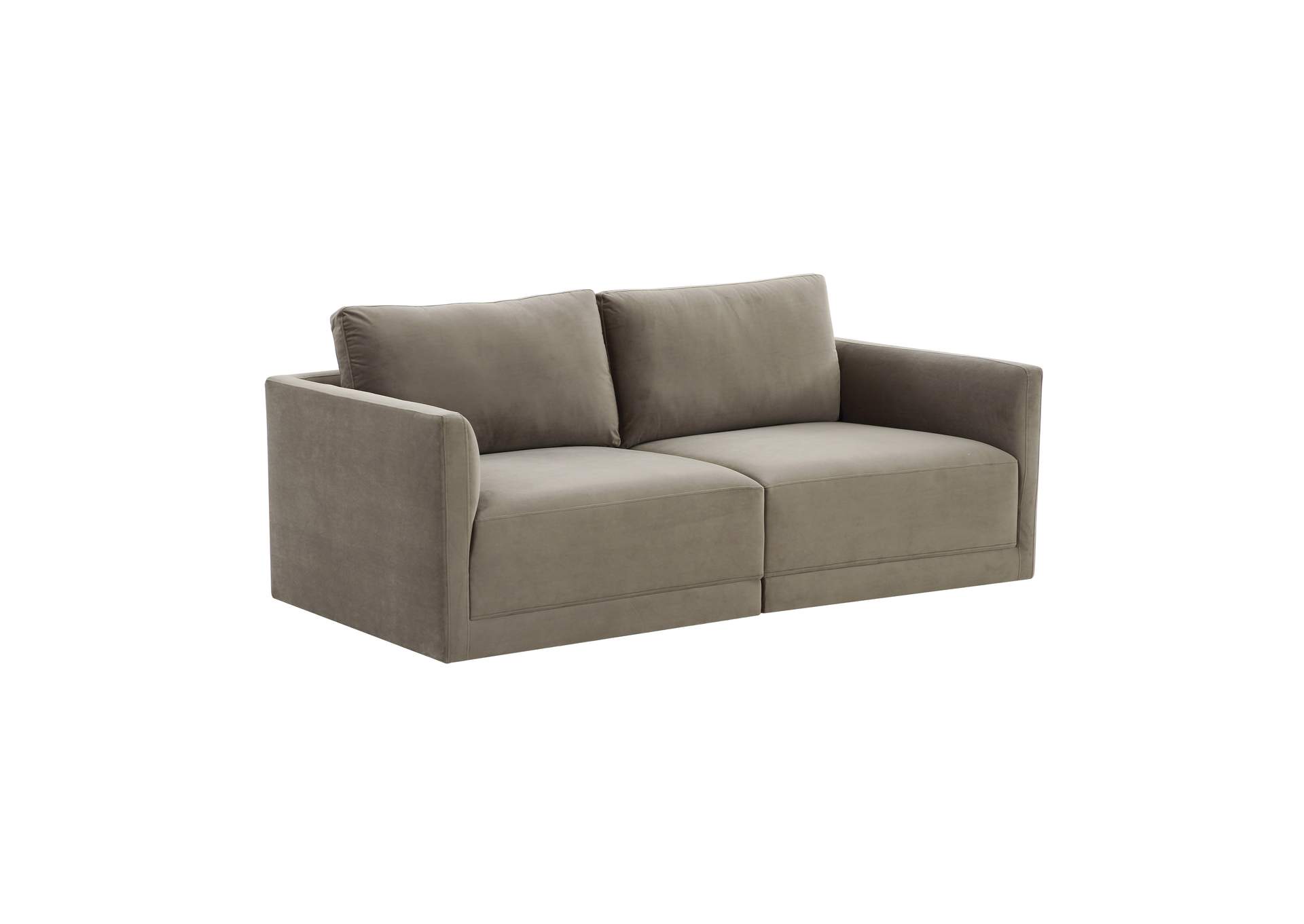 Willow Taupe Modular Loveseat