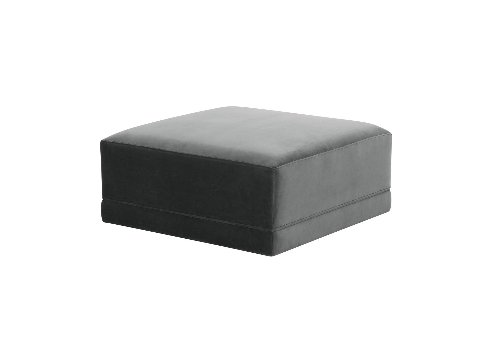 Willow Charcoal Ottoman image 1