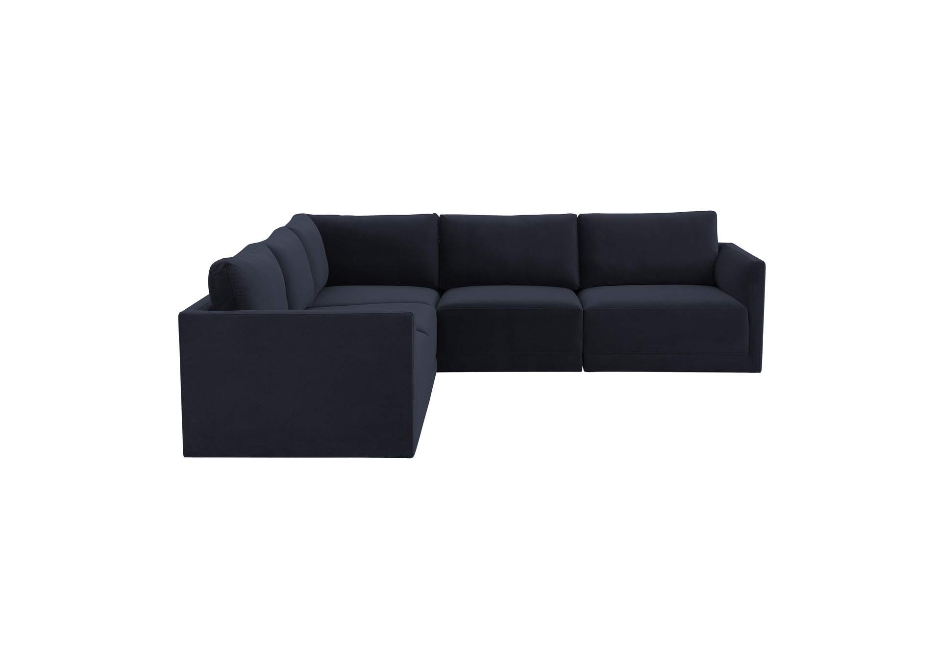 Willow Navy Modular L Sectional image 1