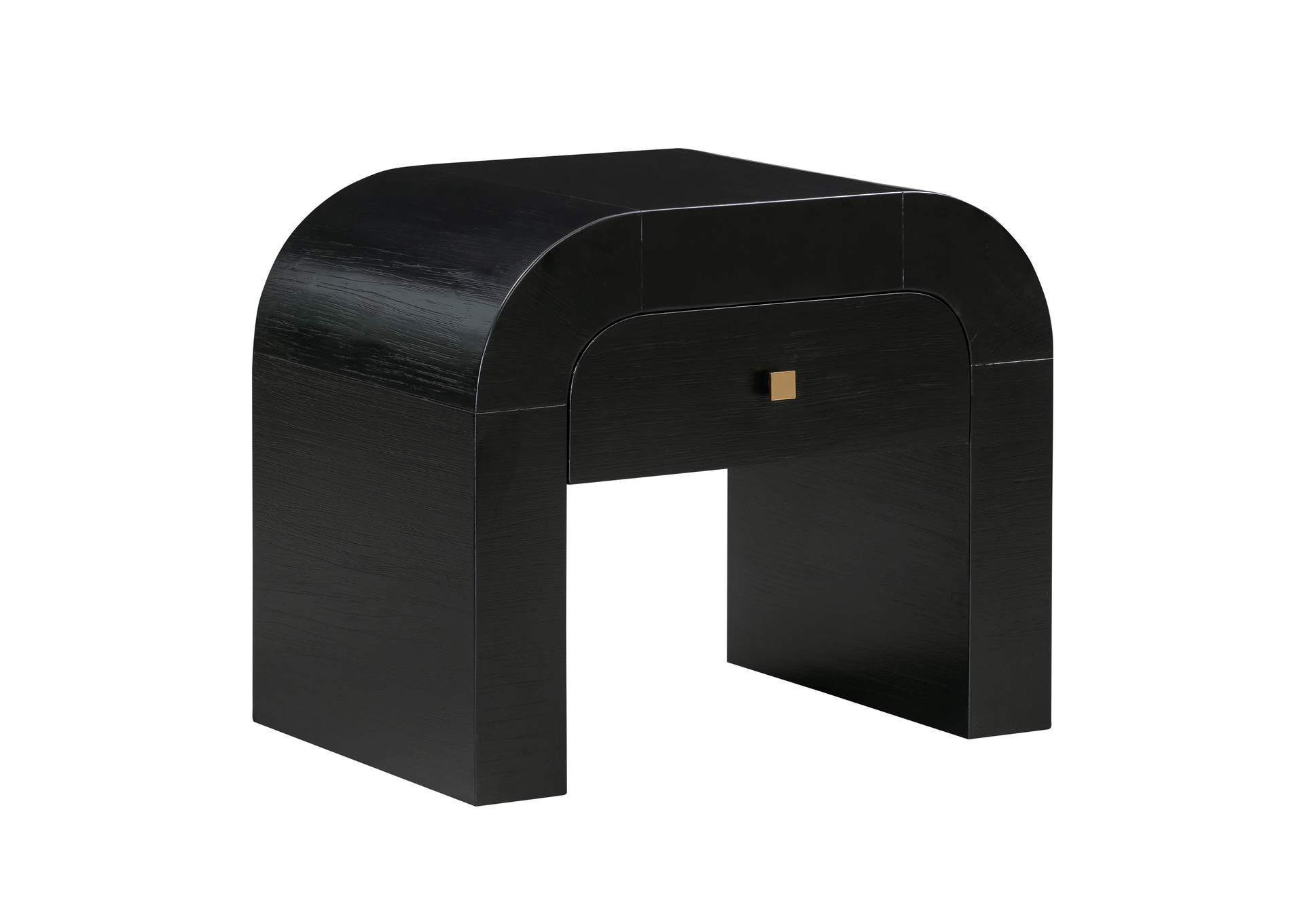Hump Black Nightstand image 1