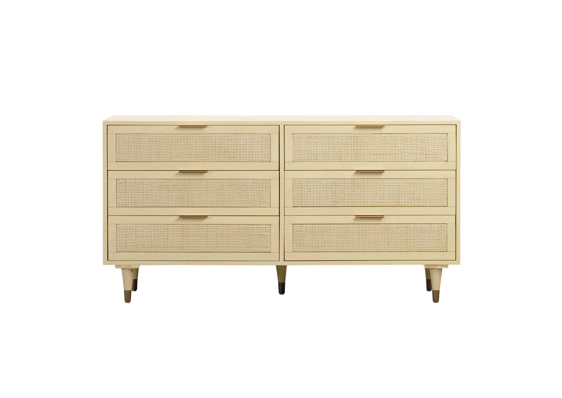 Sierra Buttermilk 6 Drawer Dresser image 1