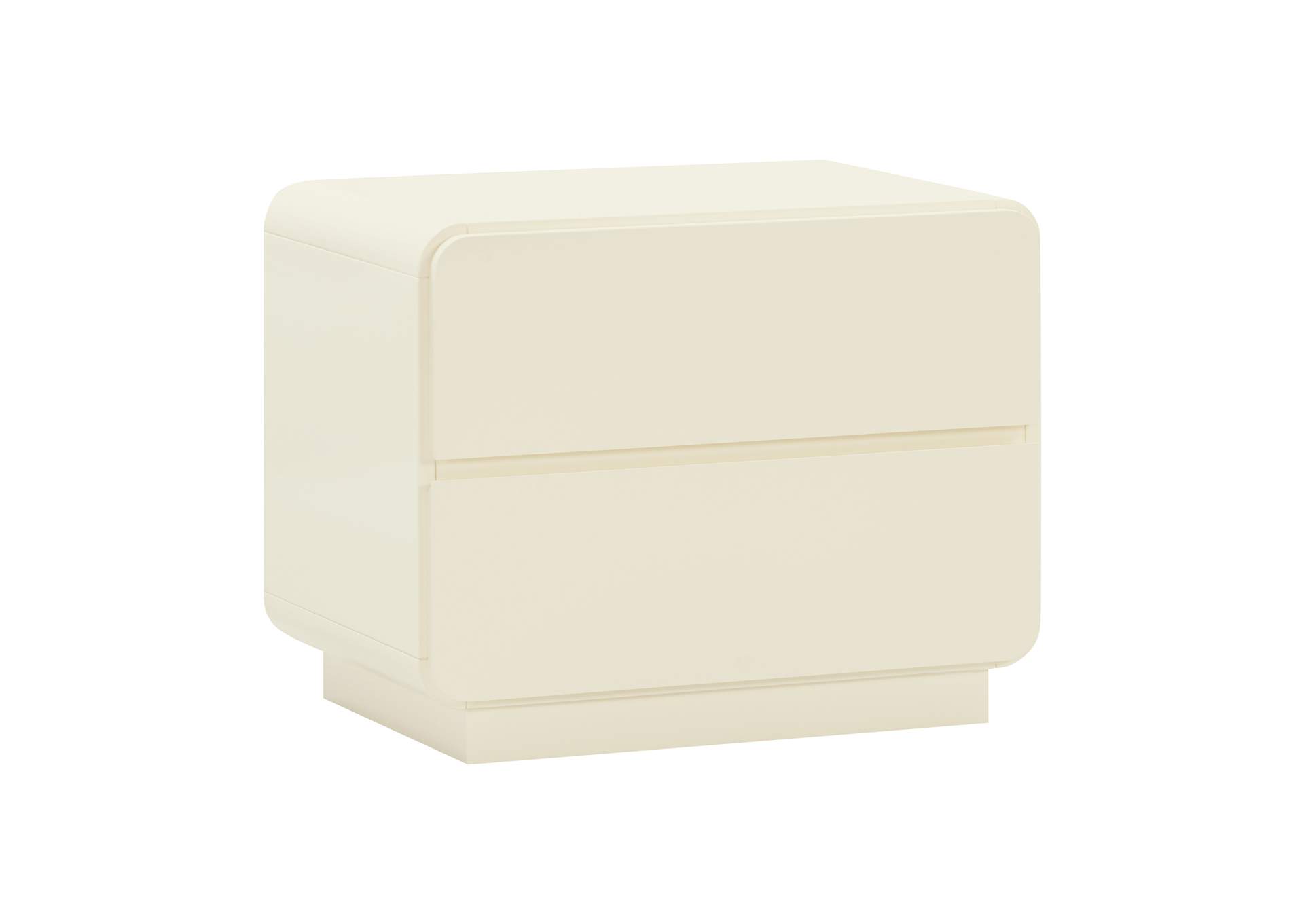 Sagura Cream Nightstand image 1