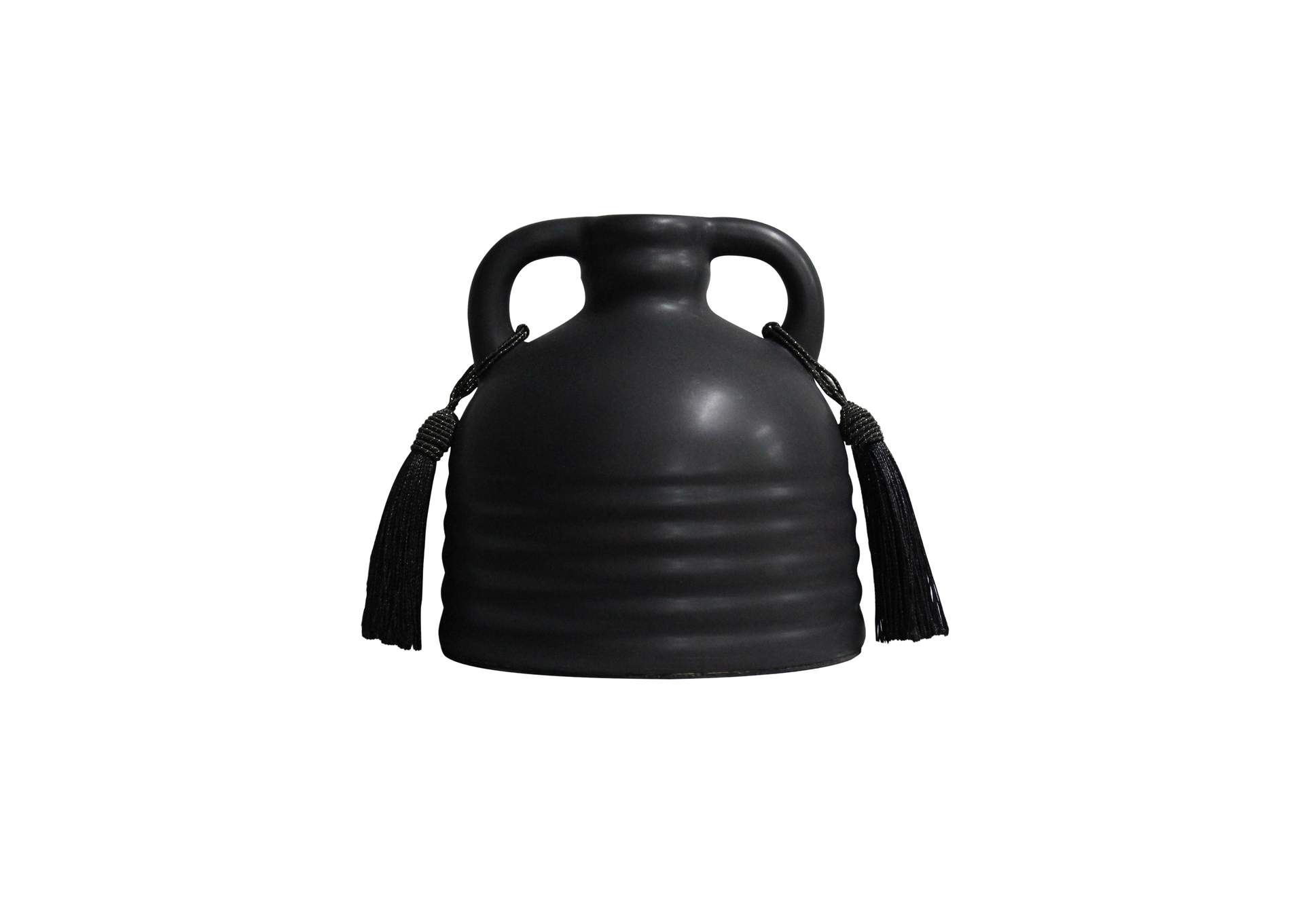 Adonis Black Ceramic Vase image 1