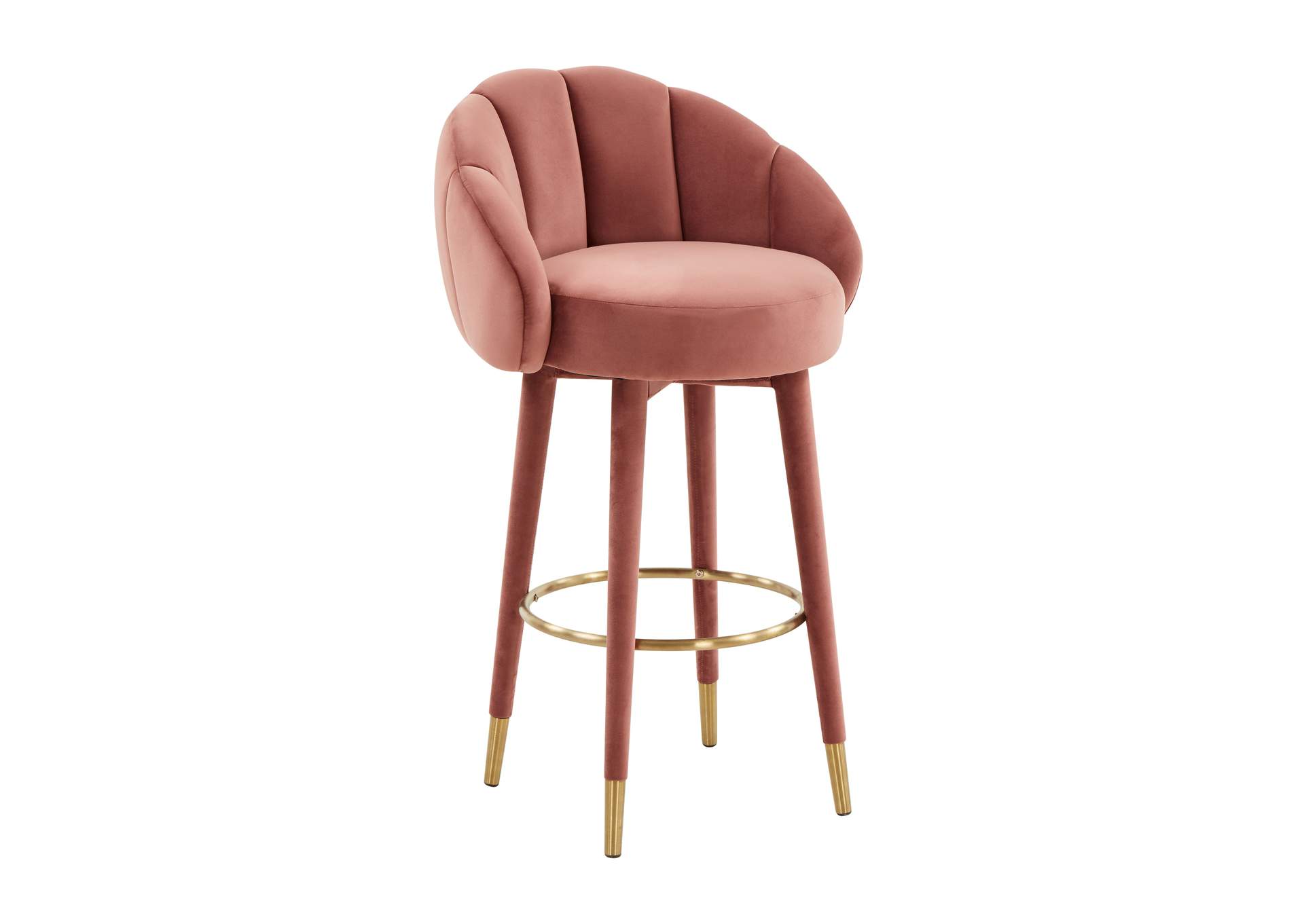 Myla Salmon Swivel Bar Stool image 1