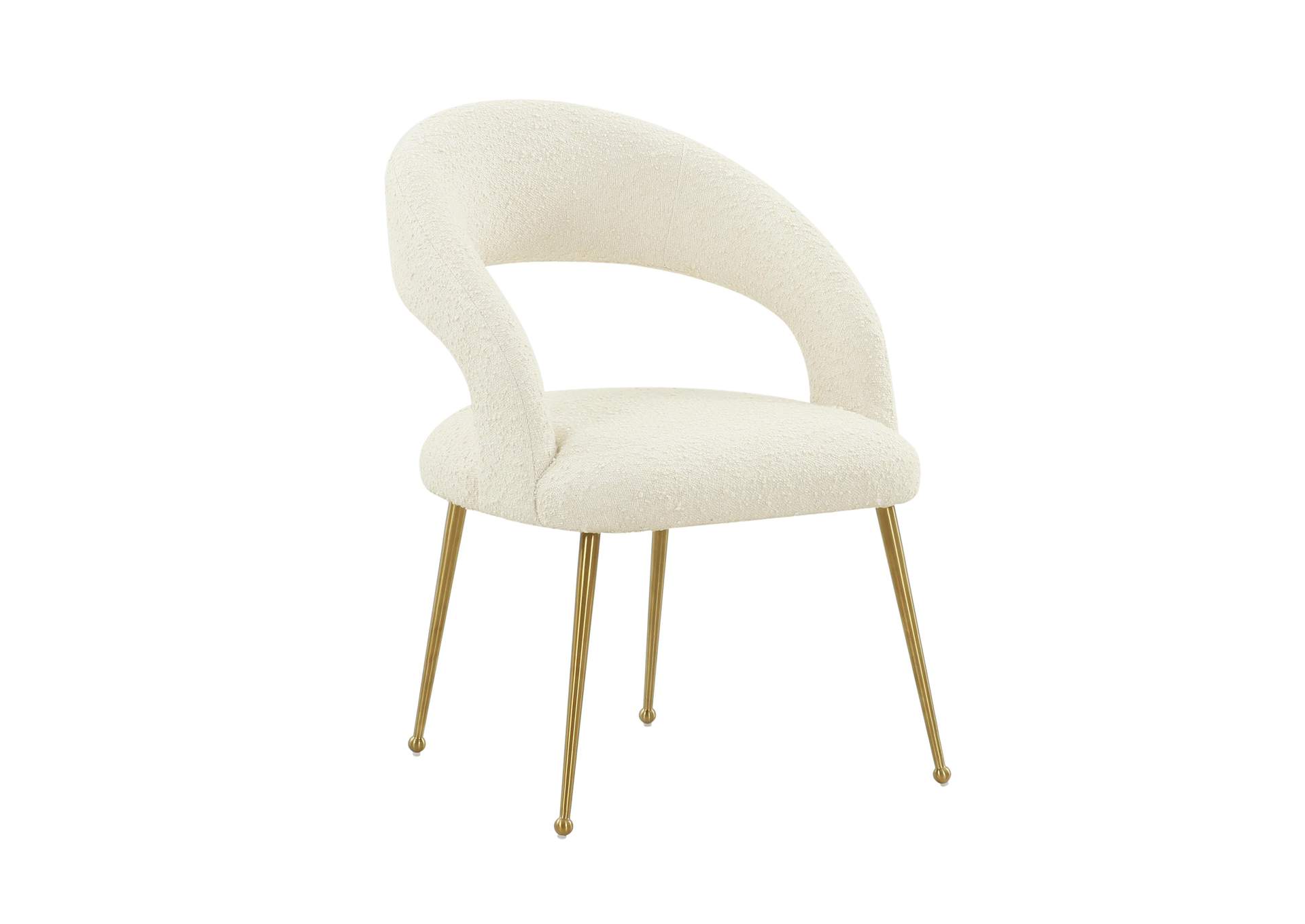 Rocco Cream Performance Boucle Dining Chair image 1