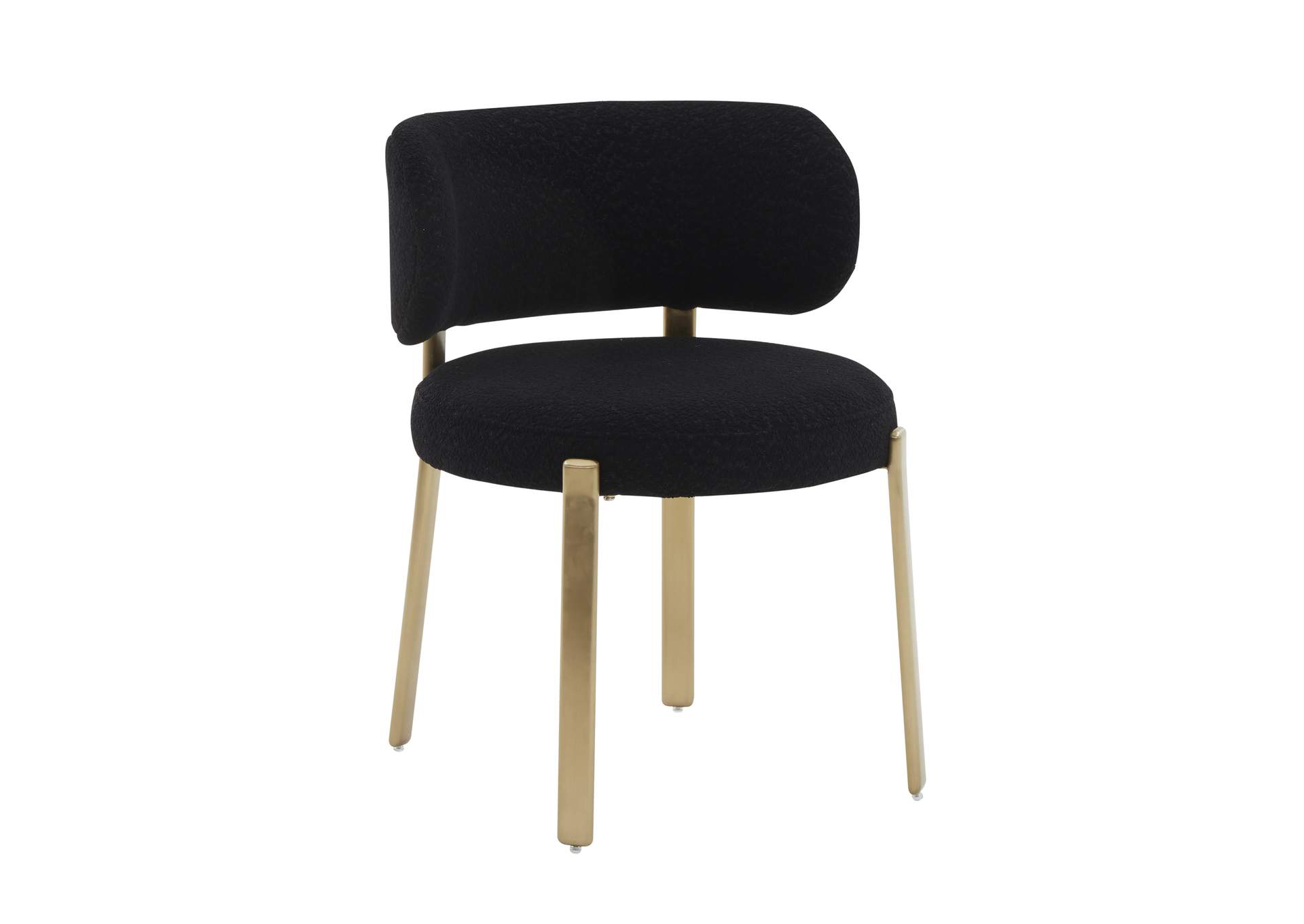 Margaret Black Performance Boucle Dining Chair image 1