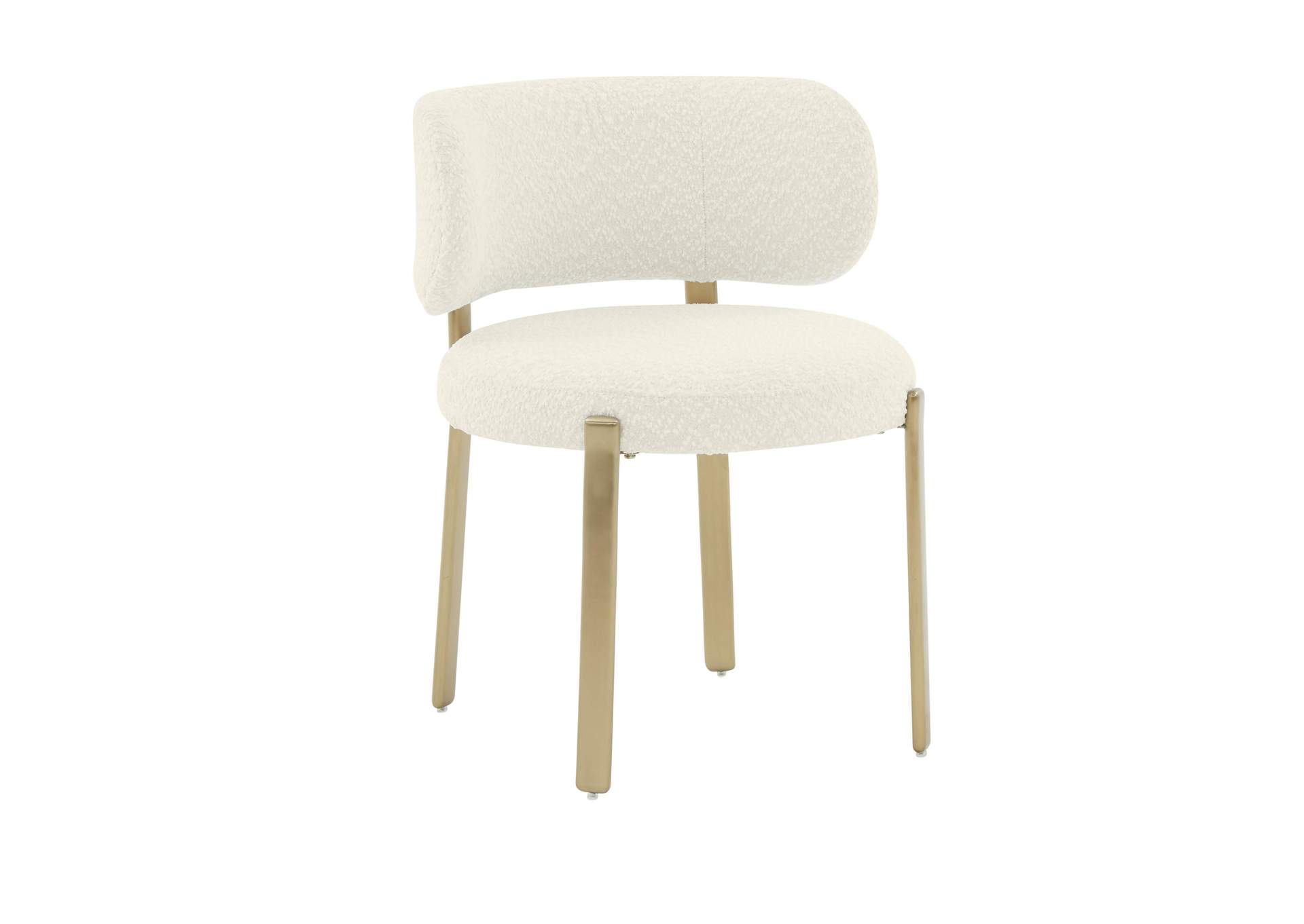 Margaret Cream Performance Boucle Dining Chair image 1