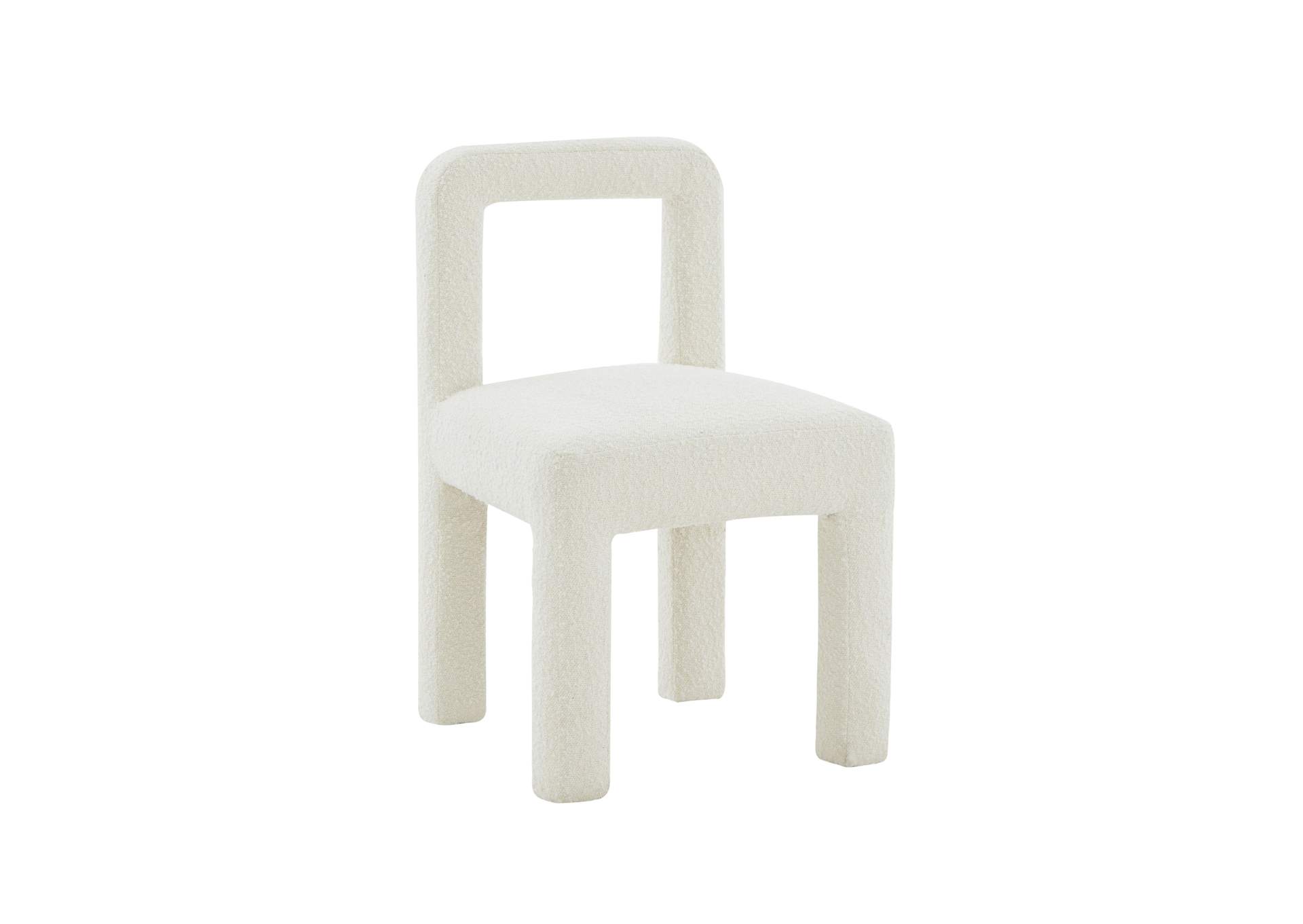 Hazel Cream Boucle Dining Chair image 1